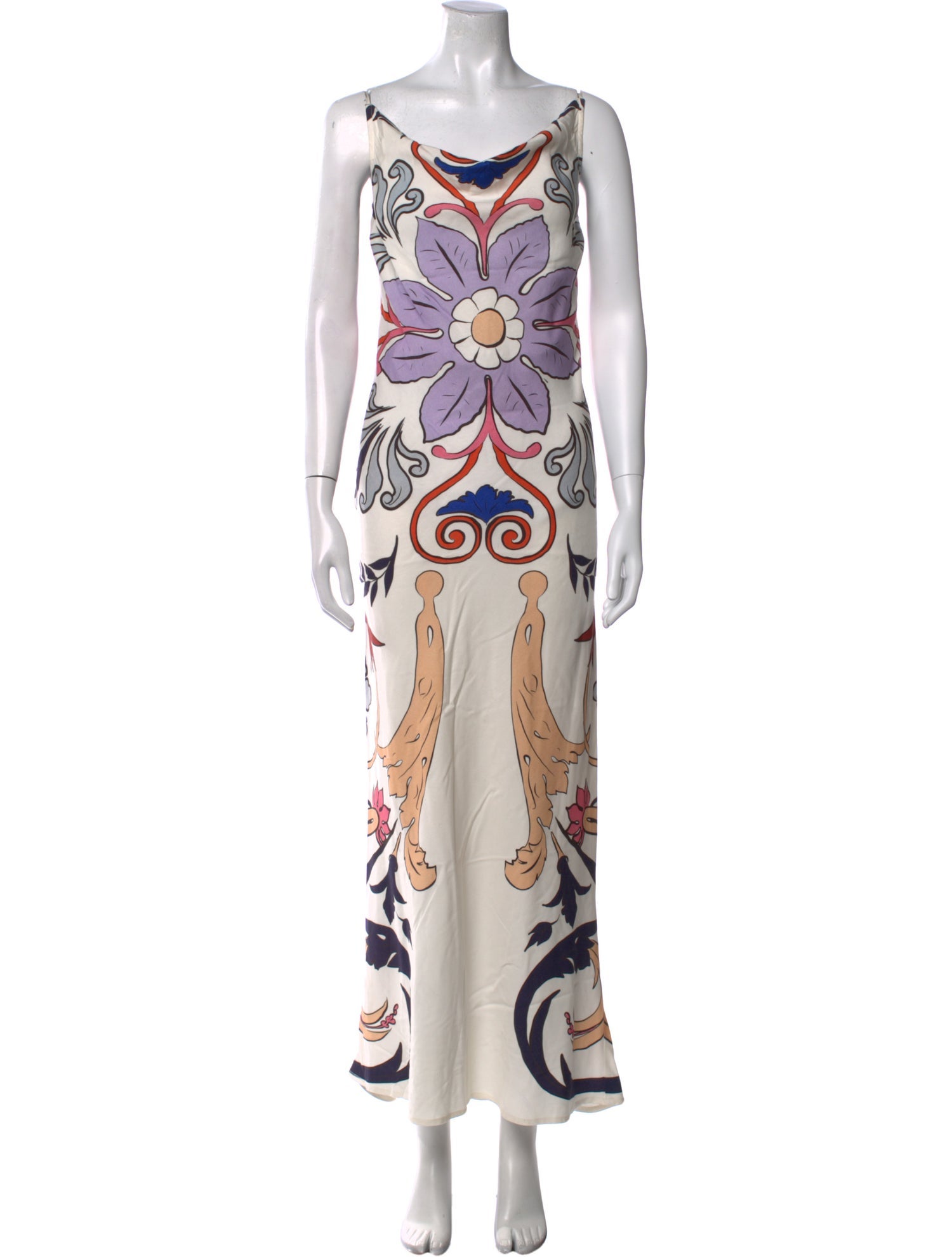 Carolina K Printed Long Dress