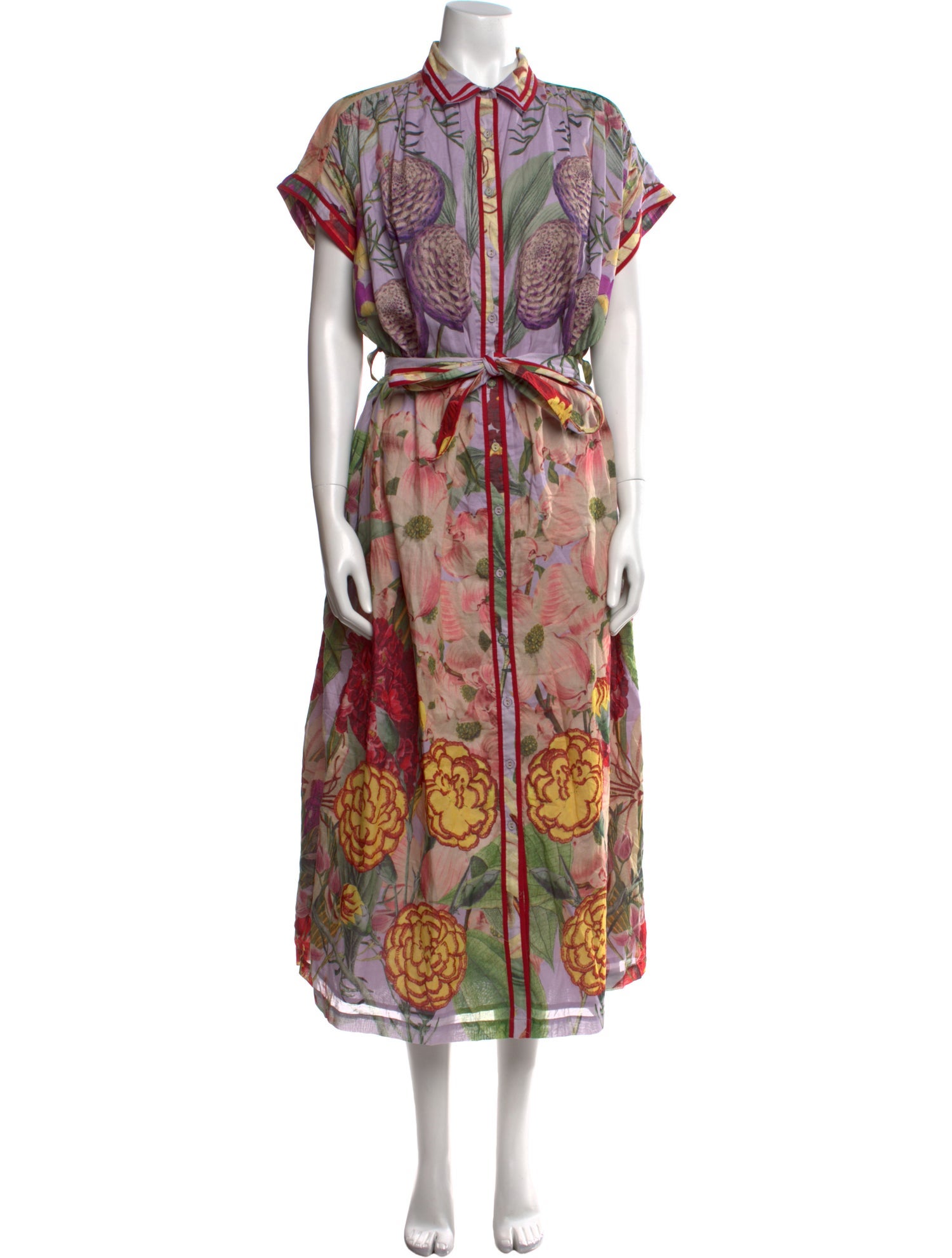 Carolina K Floral Print Long Dress