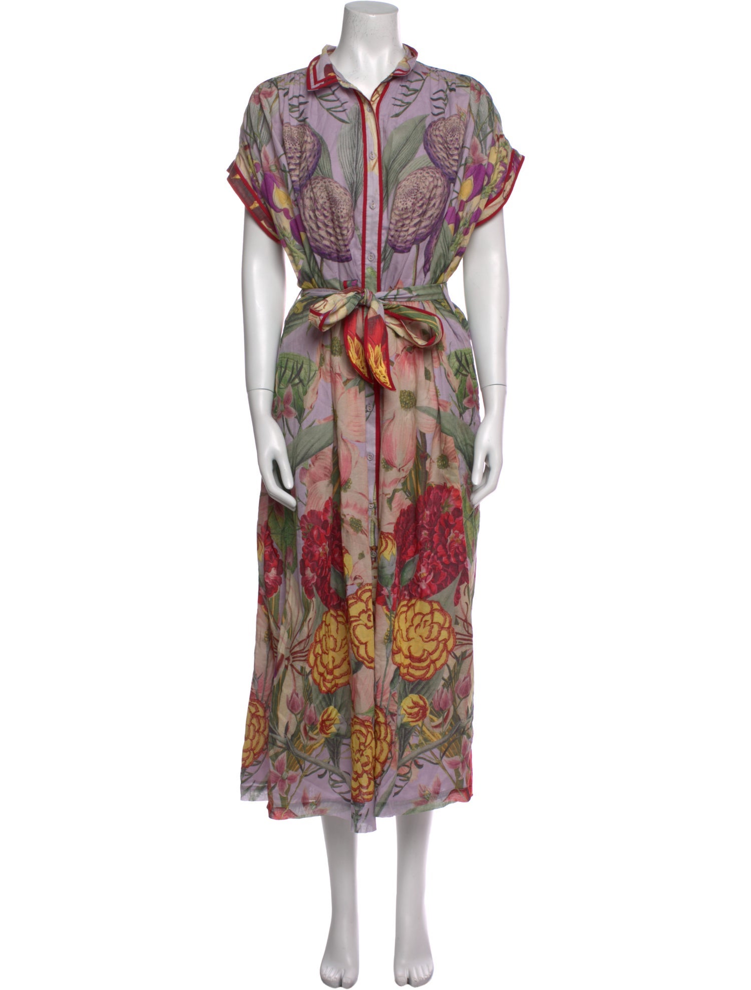 Carolina K Floral Print Long Dress