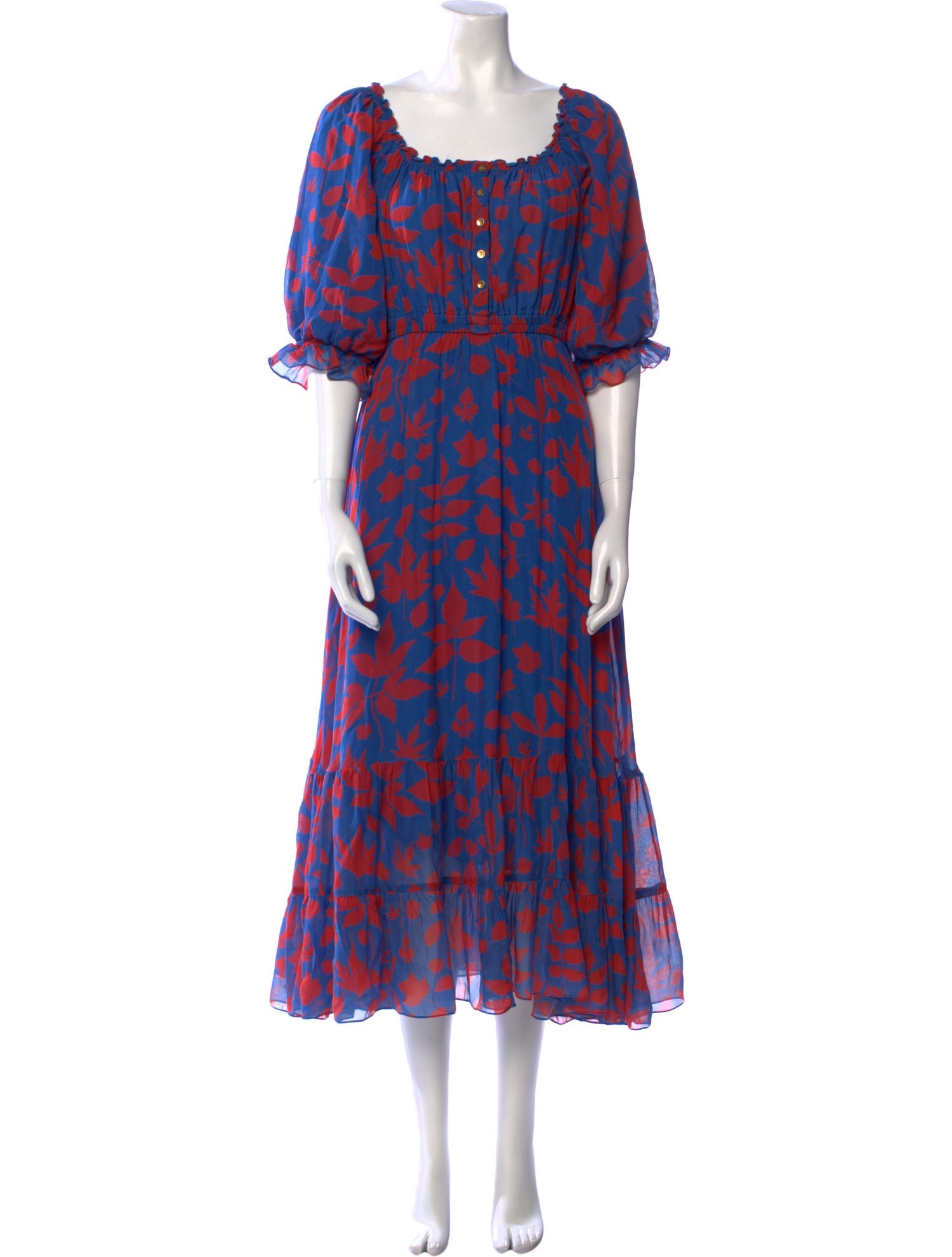 Carolina K Silk Midi Length Dress