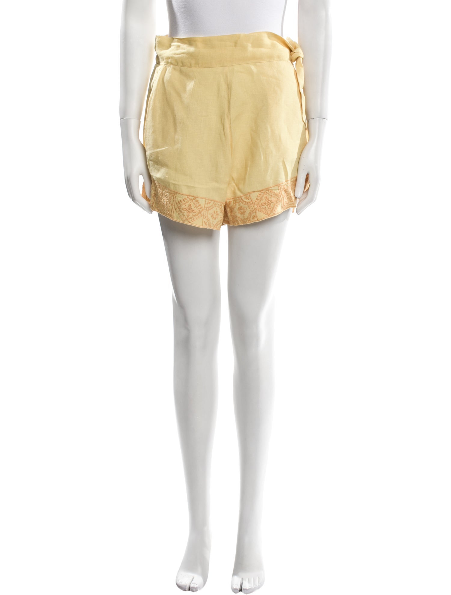 Carolina K Linen Mini Shorts