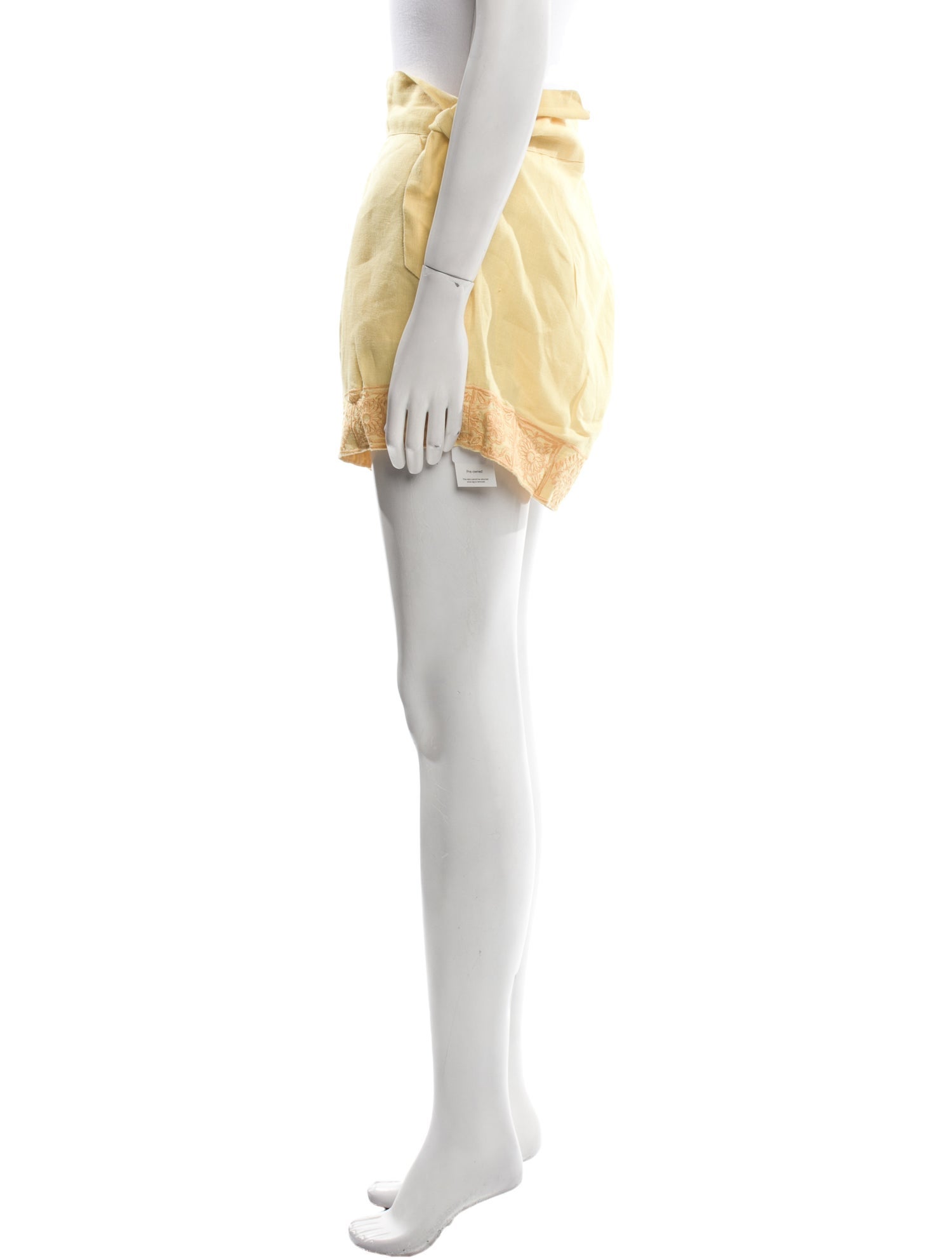 Carolina K Linen Mini Shorts