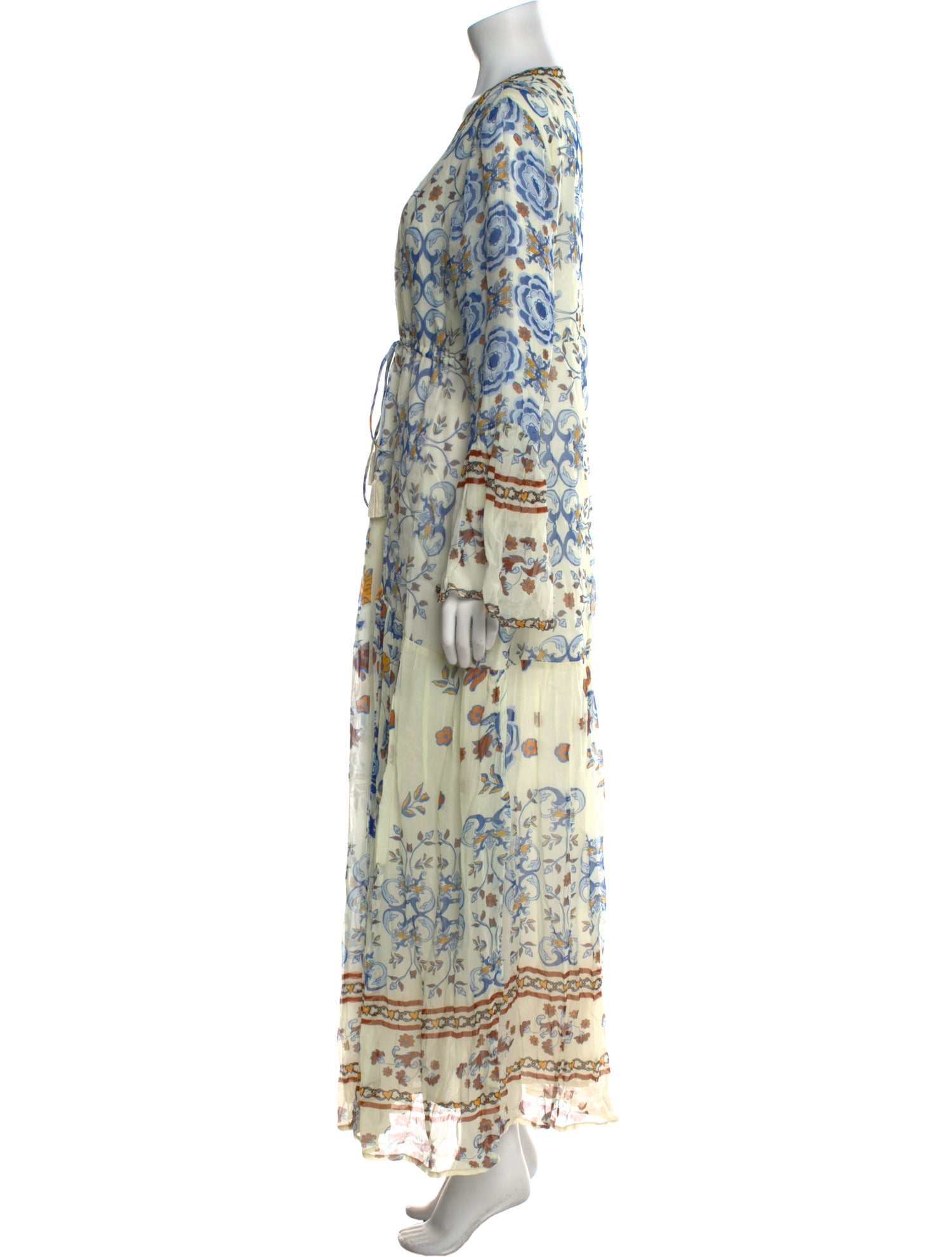 Carolina K Floral Print Long Dress