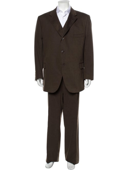 Caruso Three-Piece Suit Brown