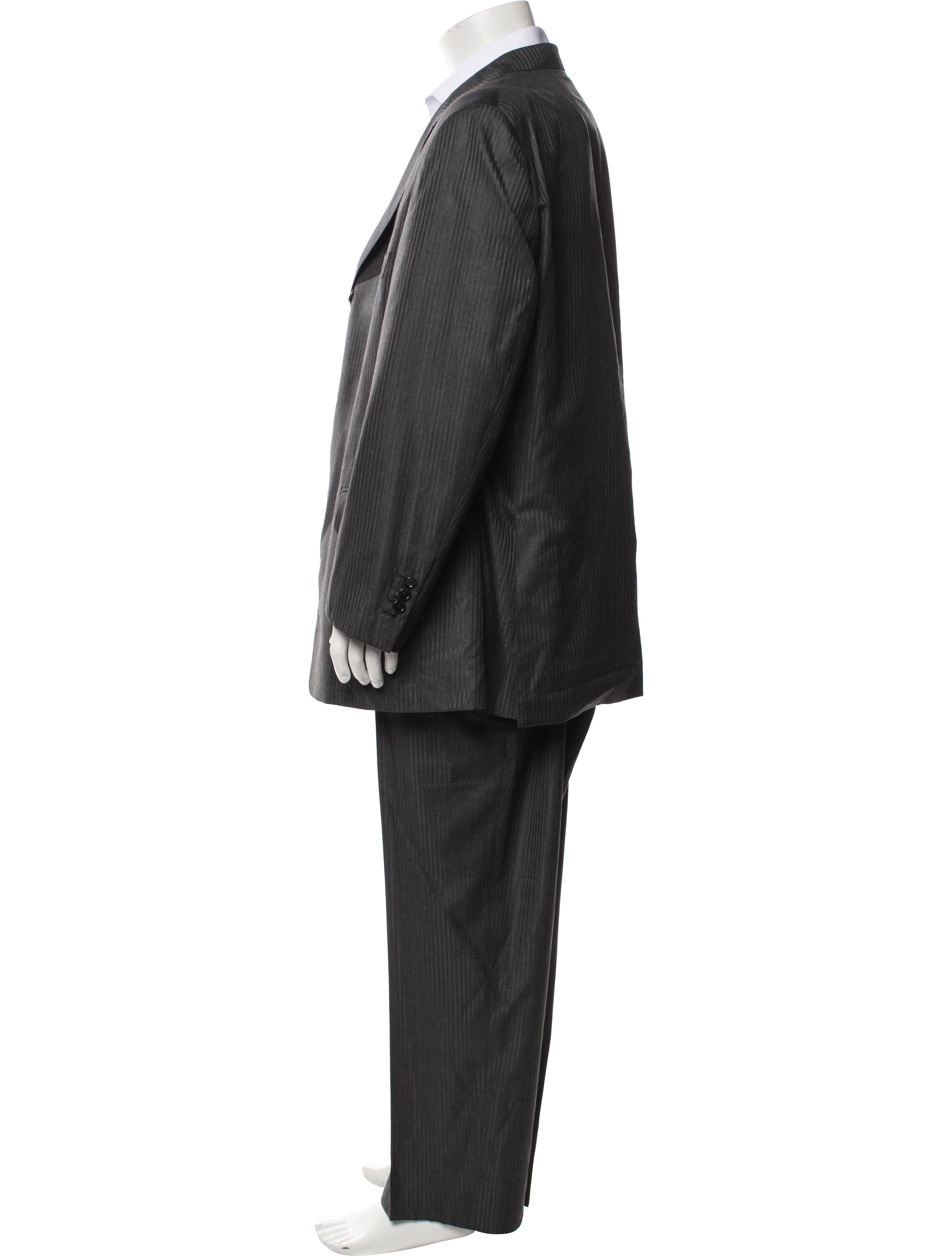 CARUSO Striped Two-Piece Suit