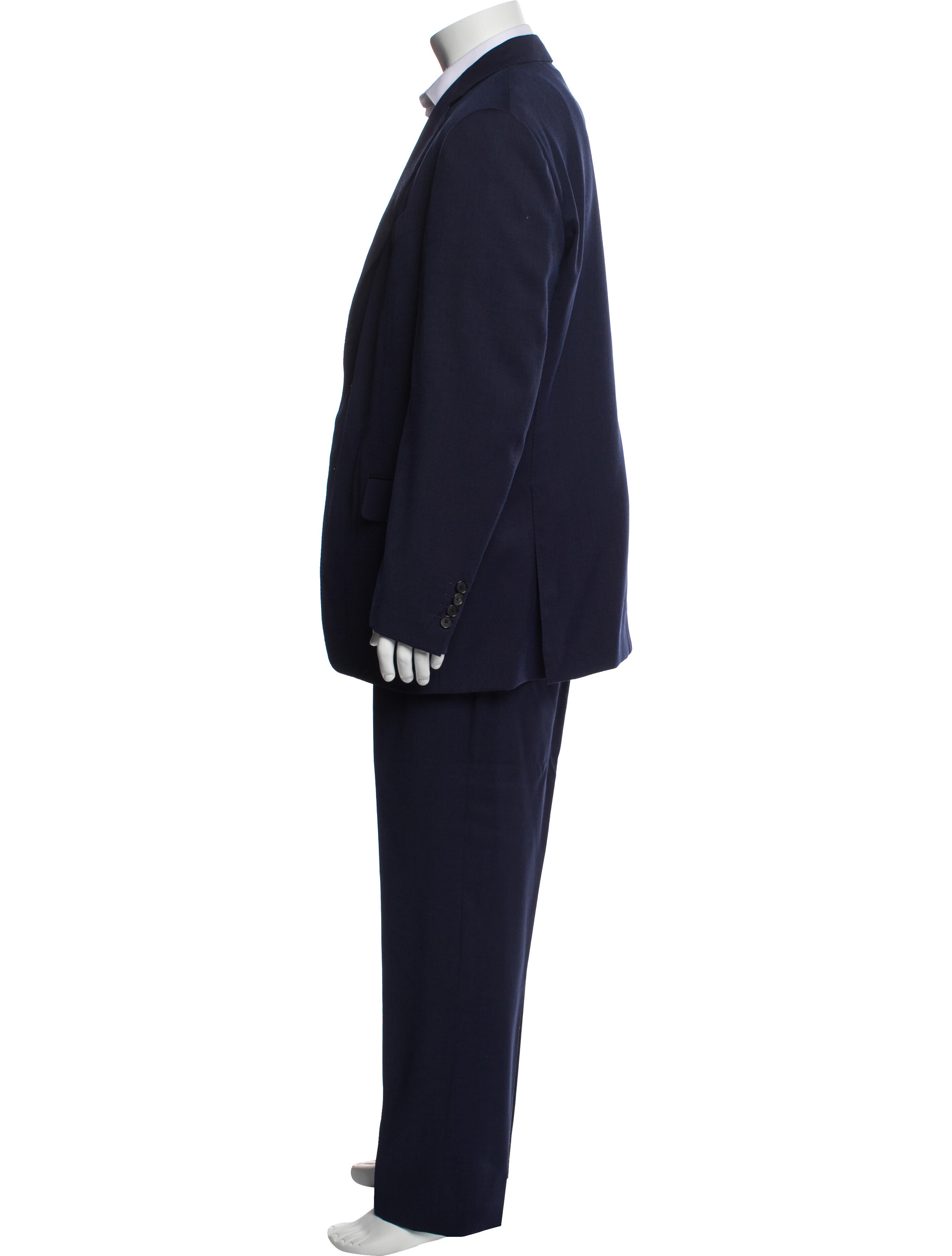 CARUSO Merino Wool Two-Piece Suit