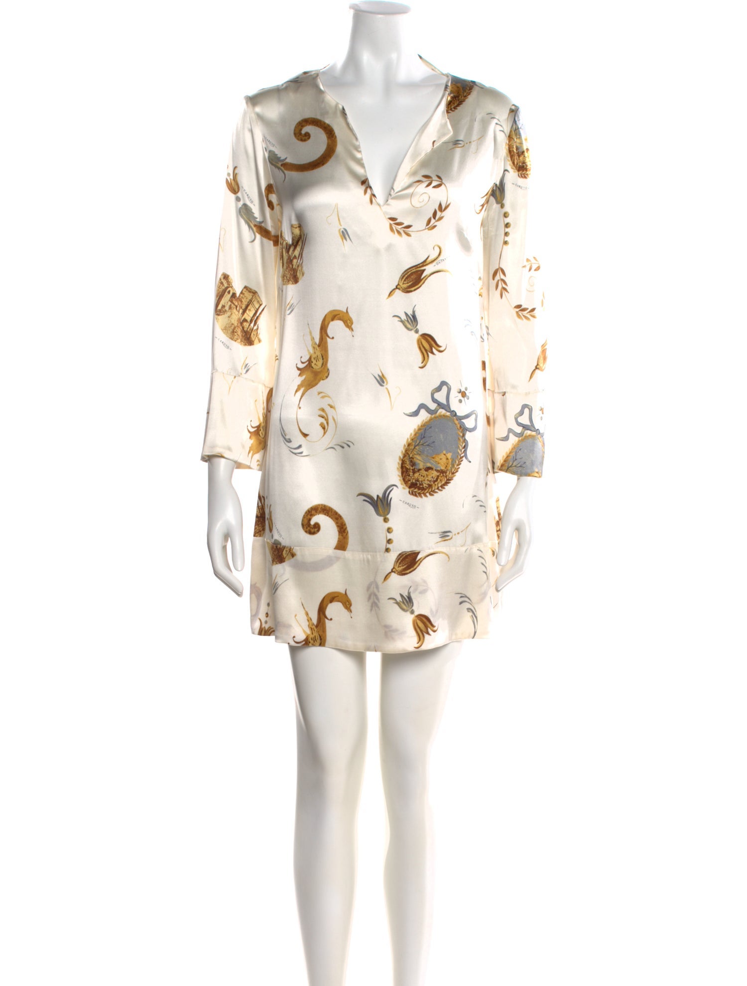 CARUSO Silk Mini Dress