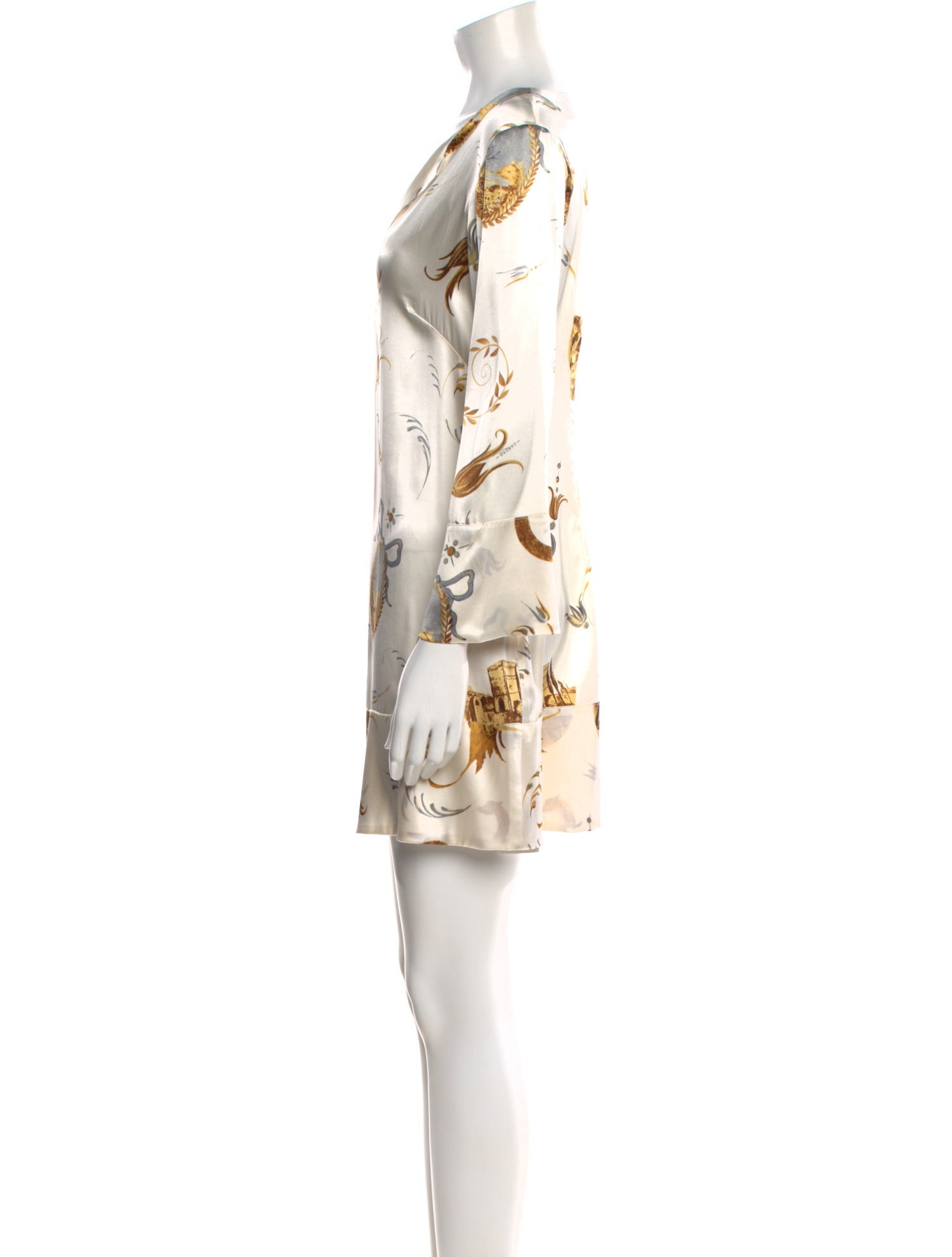 CARUSO Silk Mini Dress