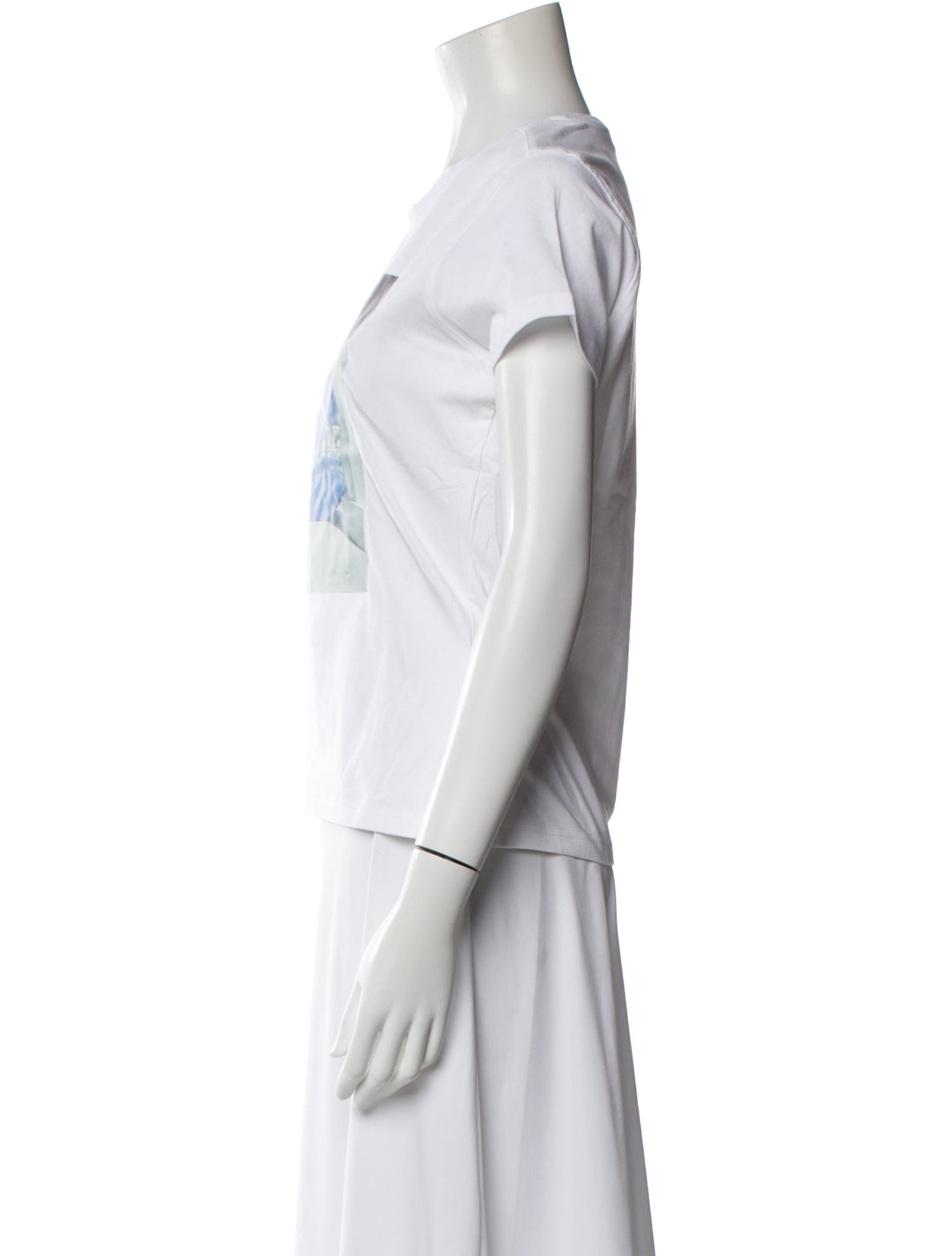 CARUSO Graphic Print Crew Neck T-Shirt