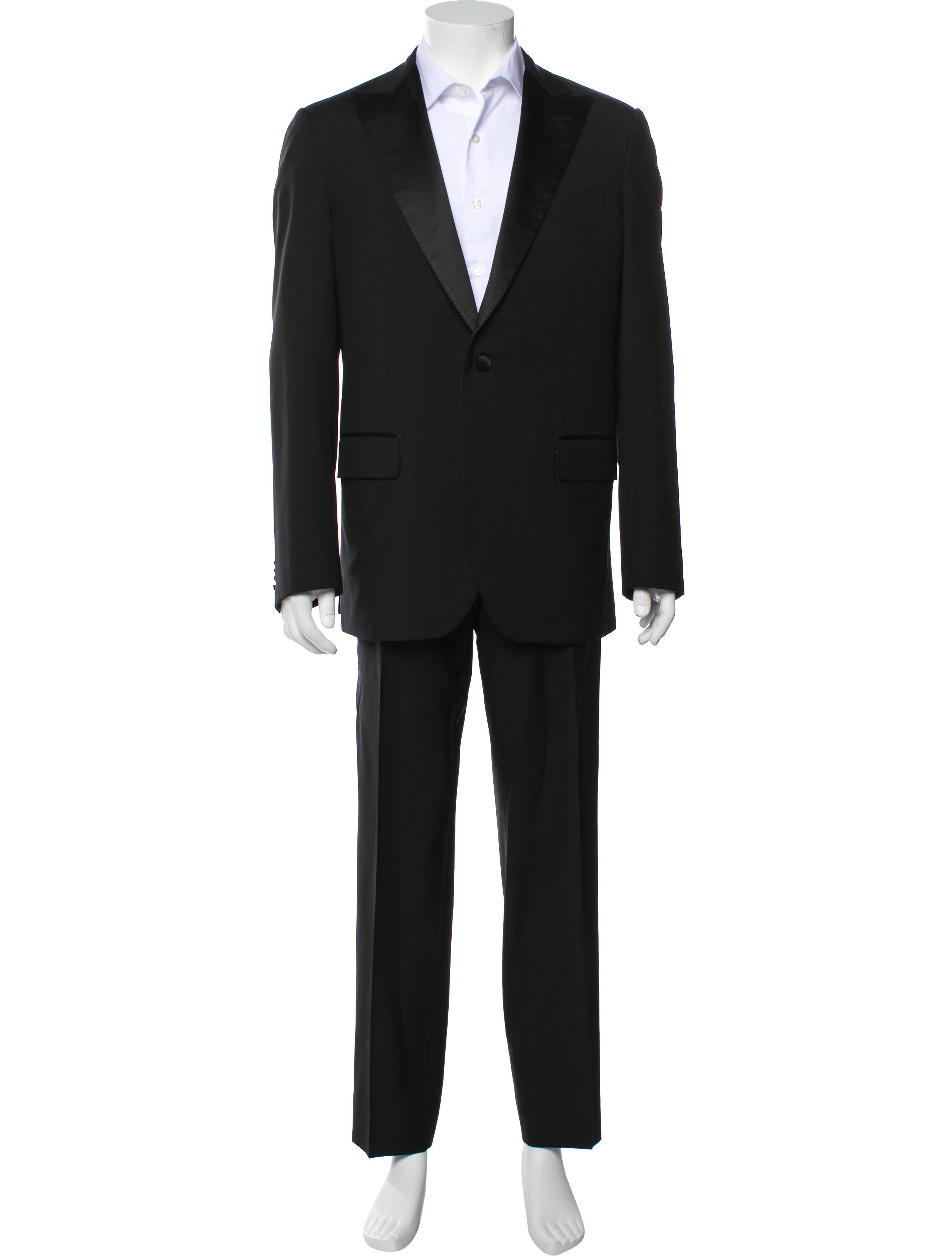 CARUSO Wool Two-Piece Tuxedo