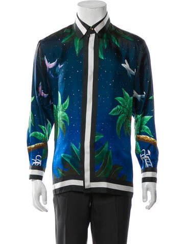 Casablanca Casual Shirts Printed Long Sleeve Shirt