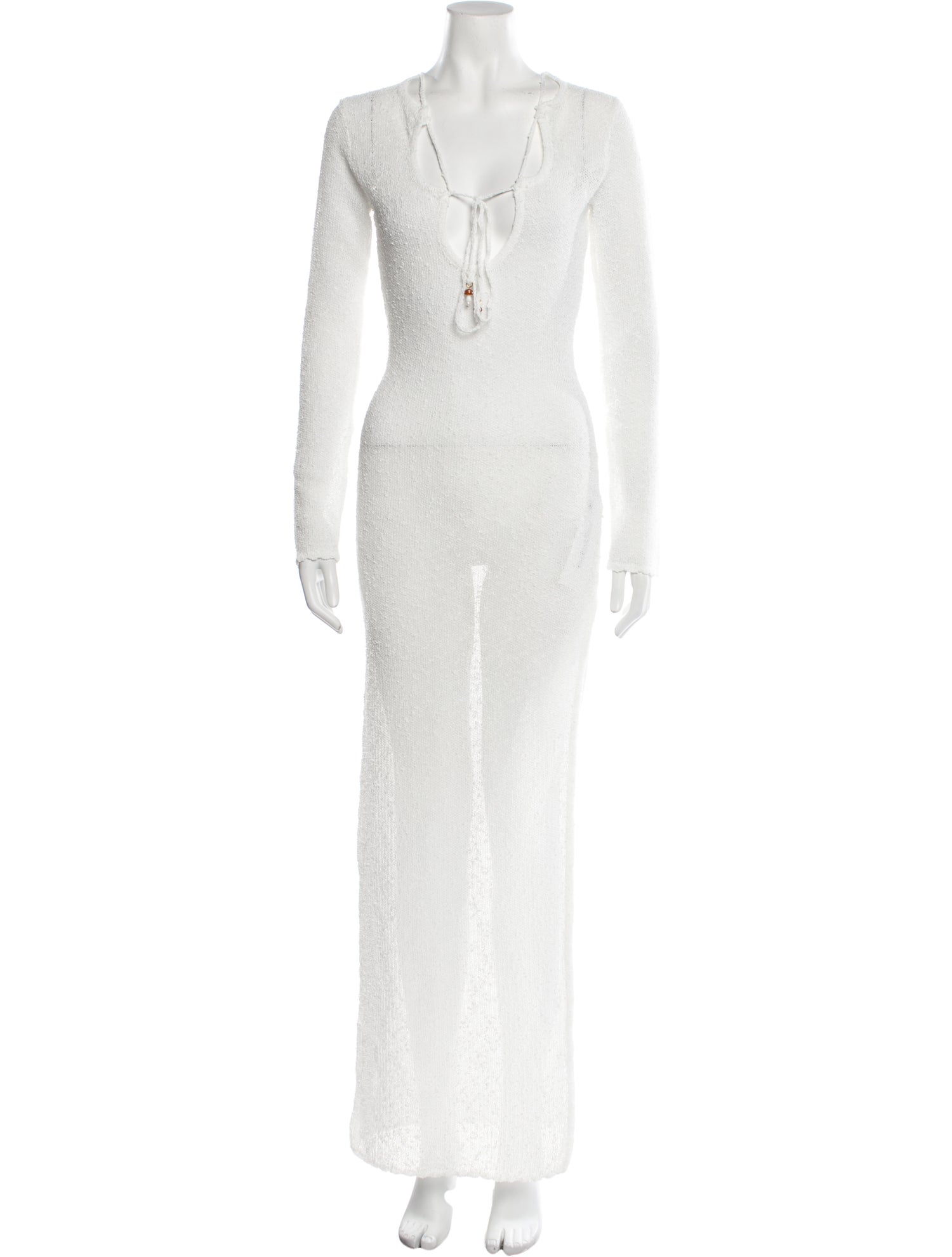 pleated dress knit 2019 English Factory main image 1