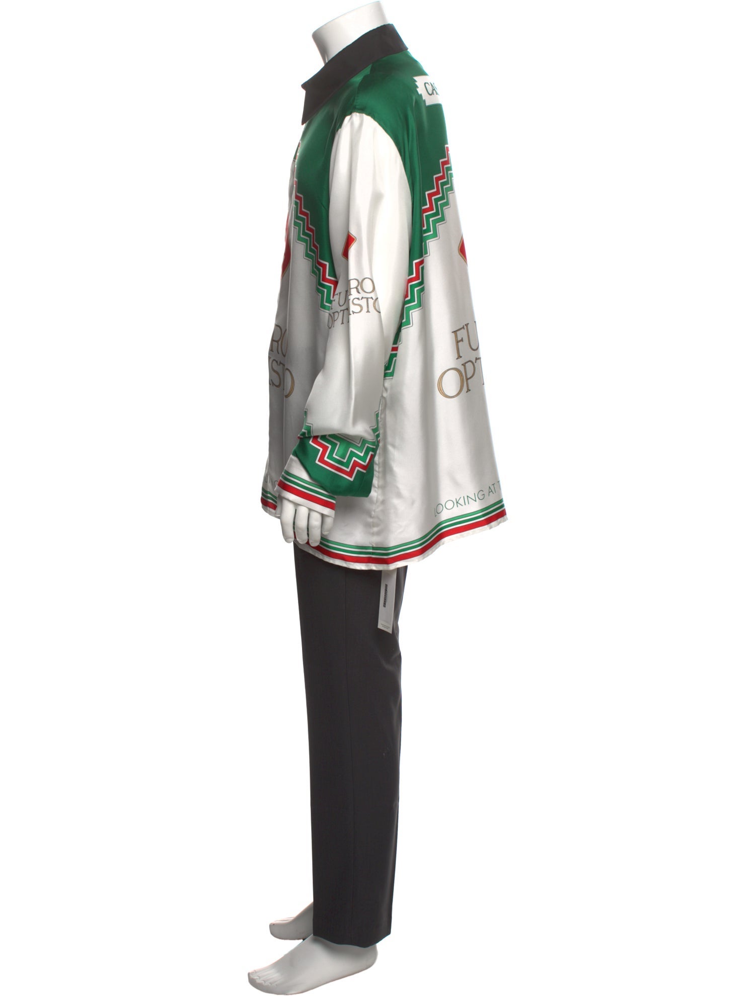 Casablanca 'Futuro Optimisto' Silk Shirt