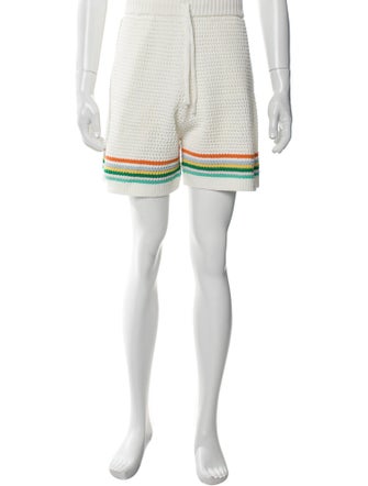 Casablanca Crochet Jogger Shorts