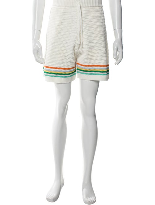 Casablanca Crochet Jogger Shorts