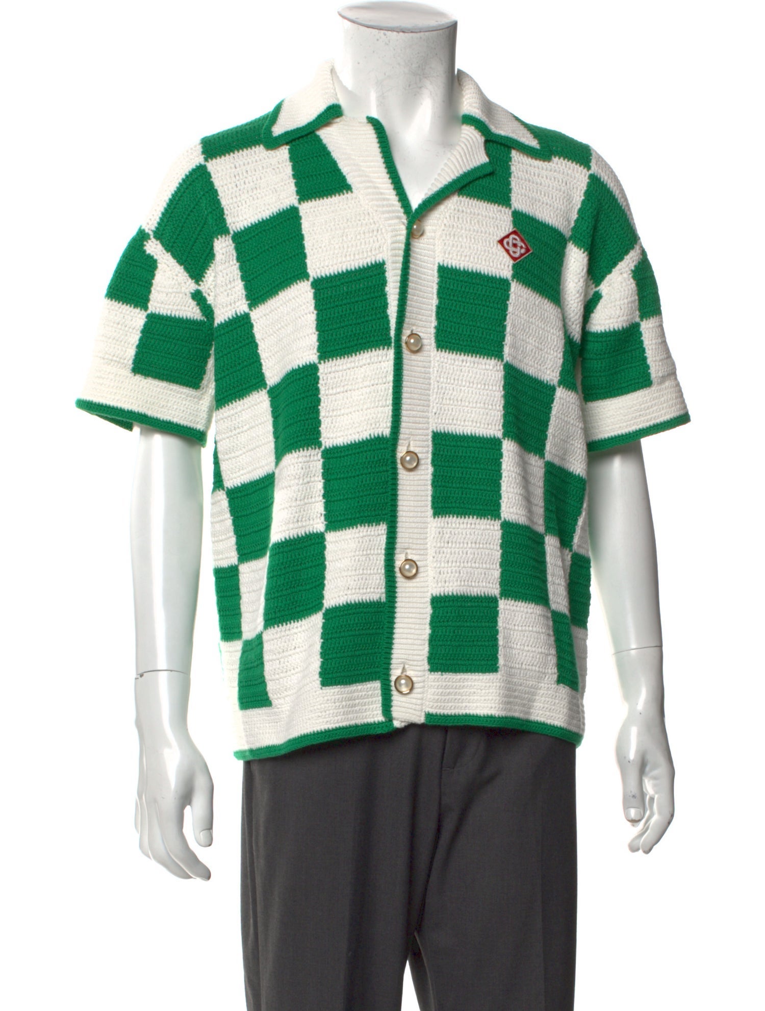 トップス GOSHA RUBCHINSKIY CHECK FLANNEL SHIRT Gosha Rubchinskiy Plaid Flannel Shirt - Grey Casual Shirts