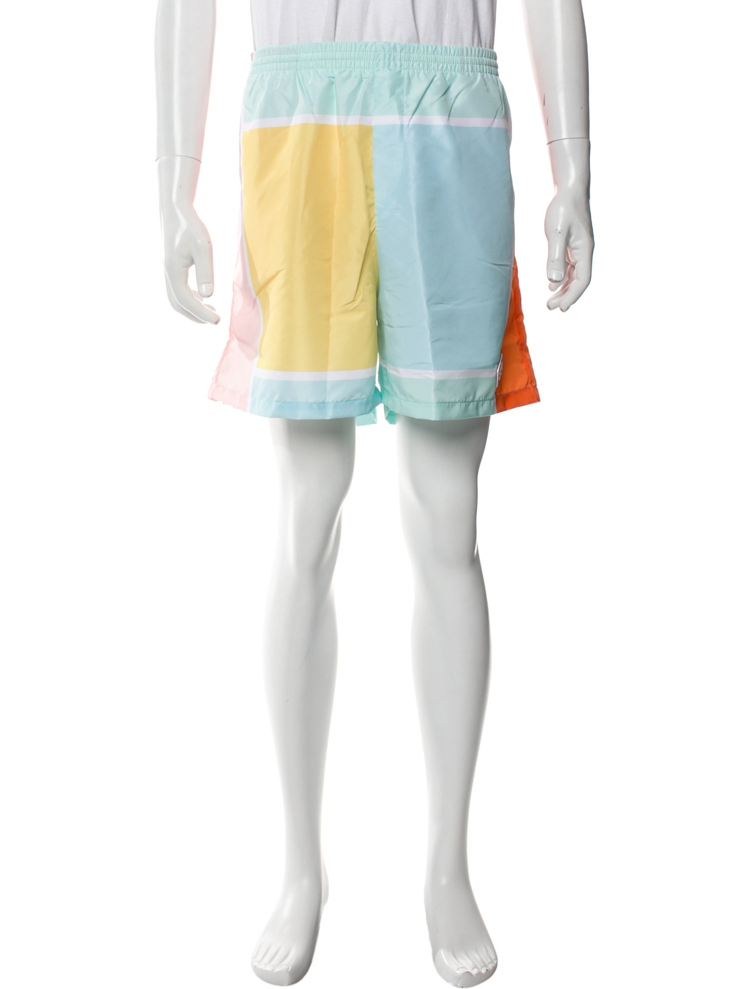Casablanca 2023 Colorblock Pattern Swim Trunks