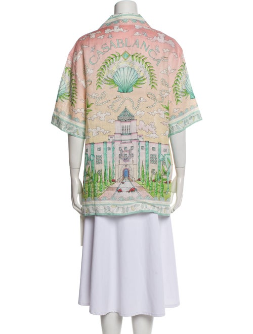 Casablanca Linen Paisley Print Tunic