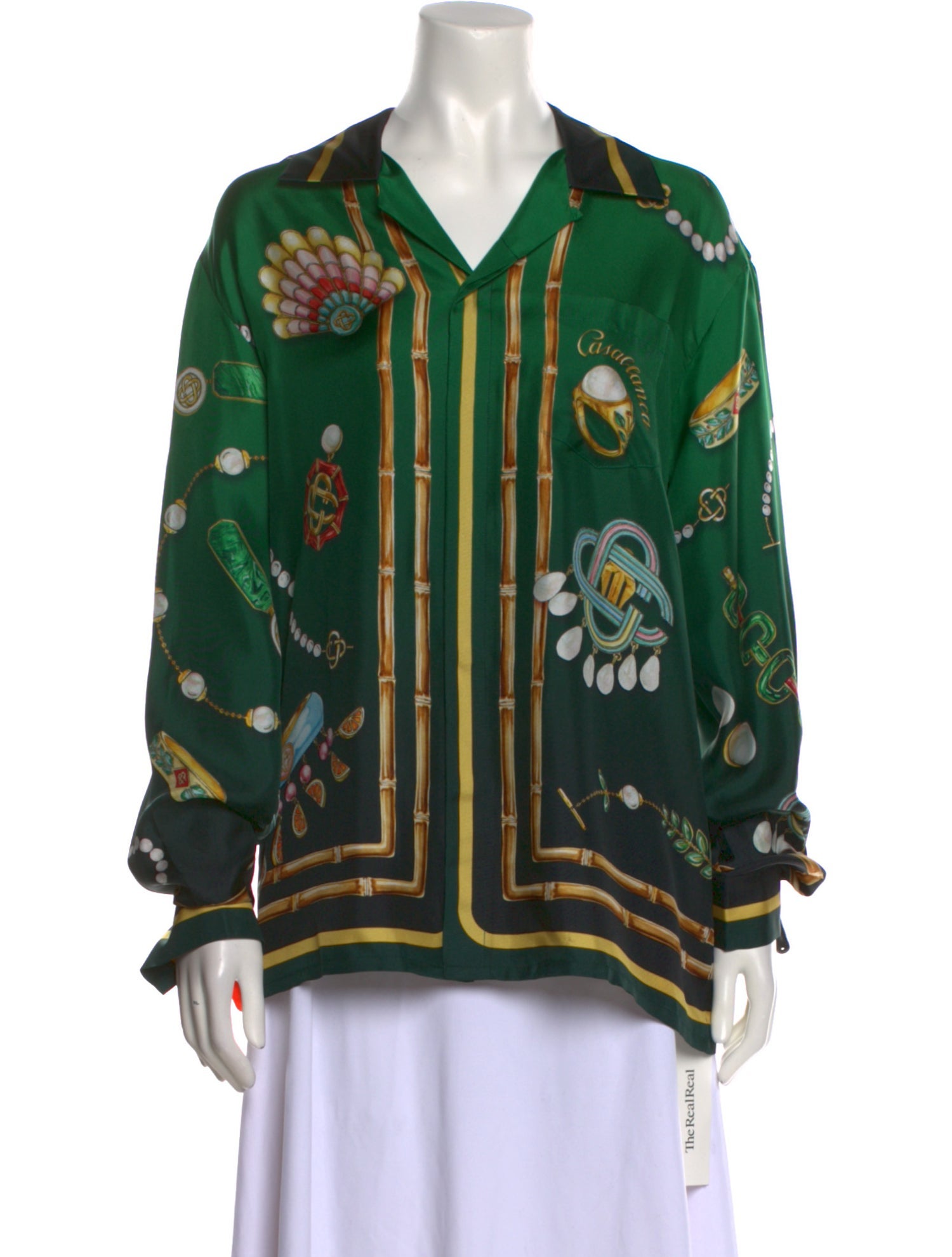 Casablanca Silk Printed Blouse w/ Tags