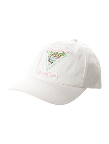 Casablanca Hats Maison De Reve Embroidered Patch Cap 'White'