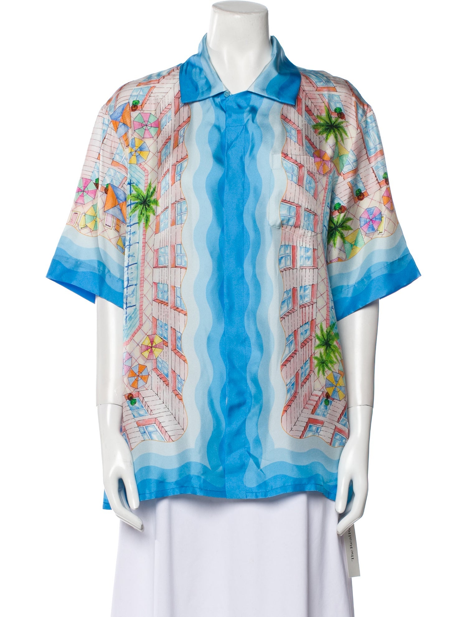 Casablanca 2024 'Le Plongeon' Button-Up Top w/ Tags