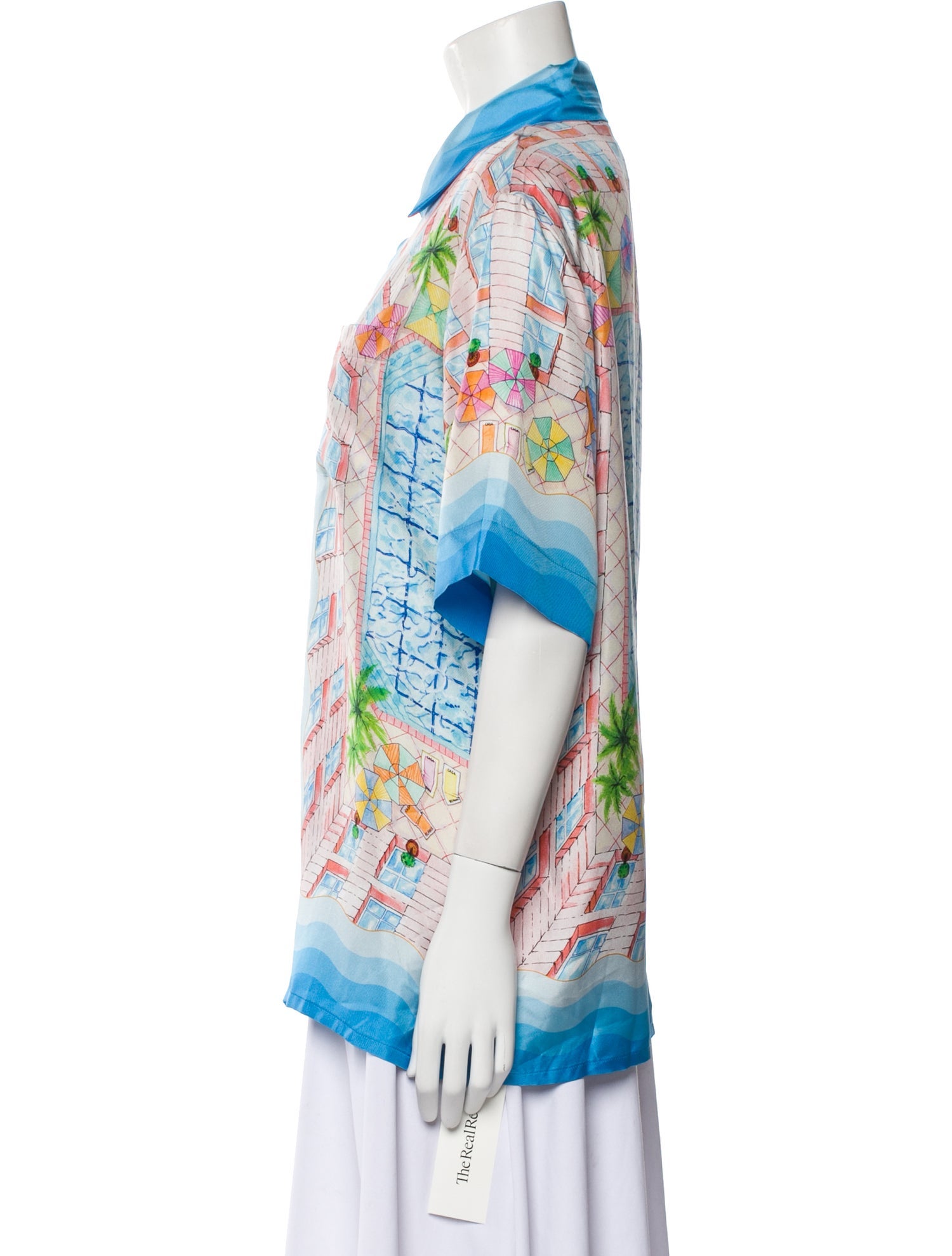 Casablanca 2024 'Le Plongeon' Button-Up Top w/ Tags