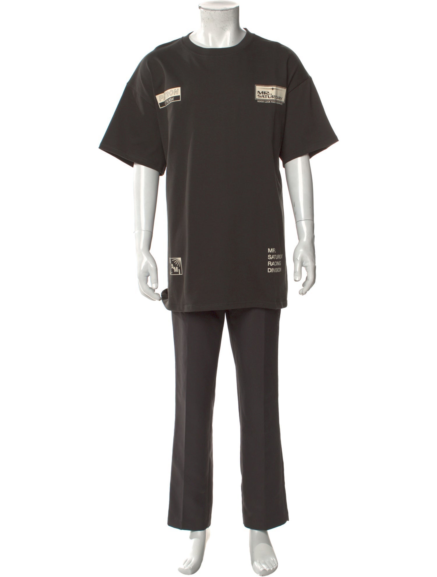 Mr. SATURDAY Graphic Print Crew Neck T-Shirt w/ Tags