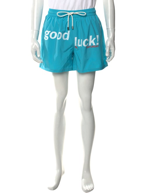 Mr. SATURDAY Graphic Print Swim Trunks