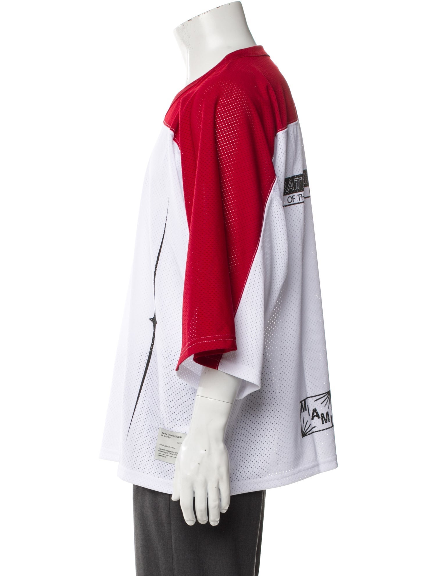 Mr. SATURDAY Graphic Print V-Neck T-Shirt w/ Tags