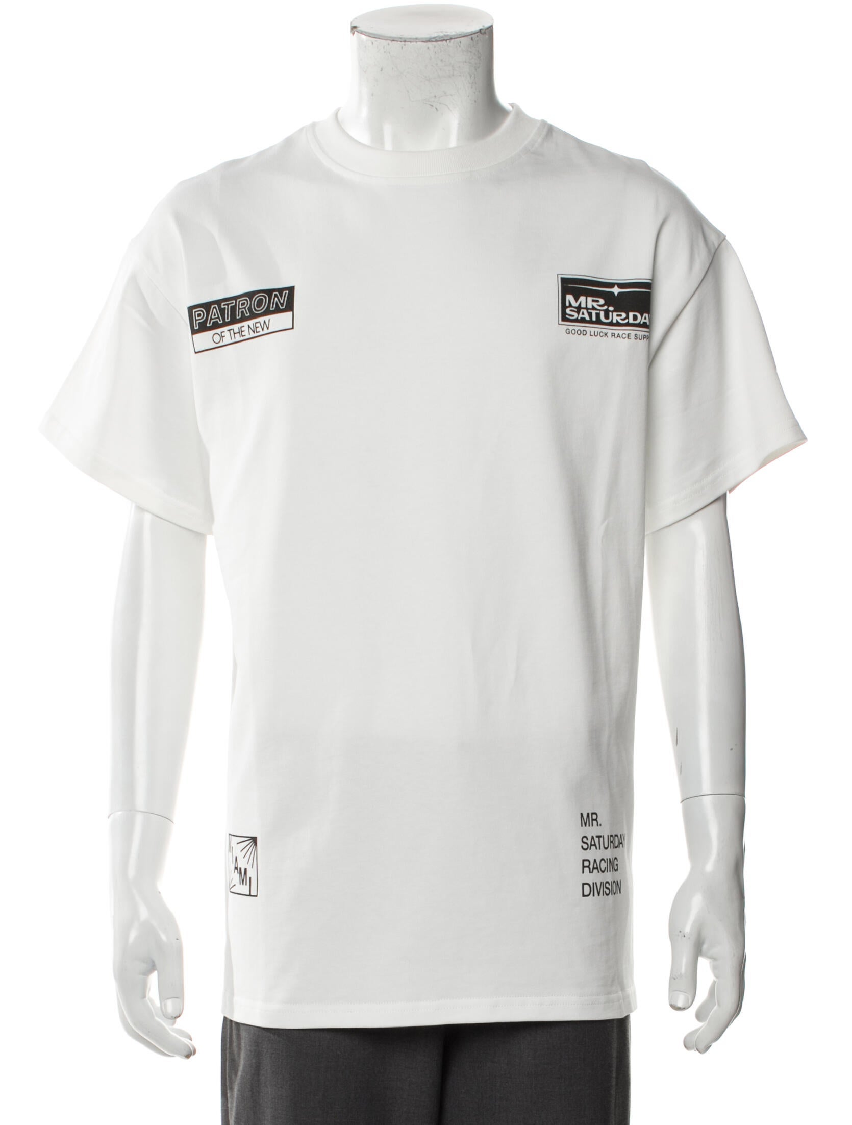 Mr. SATURDAY Graphic Print Crew Neck T-Shirt w/ Tags