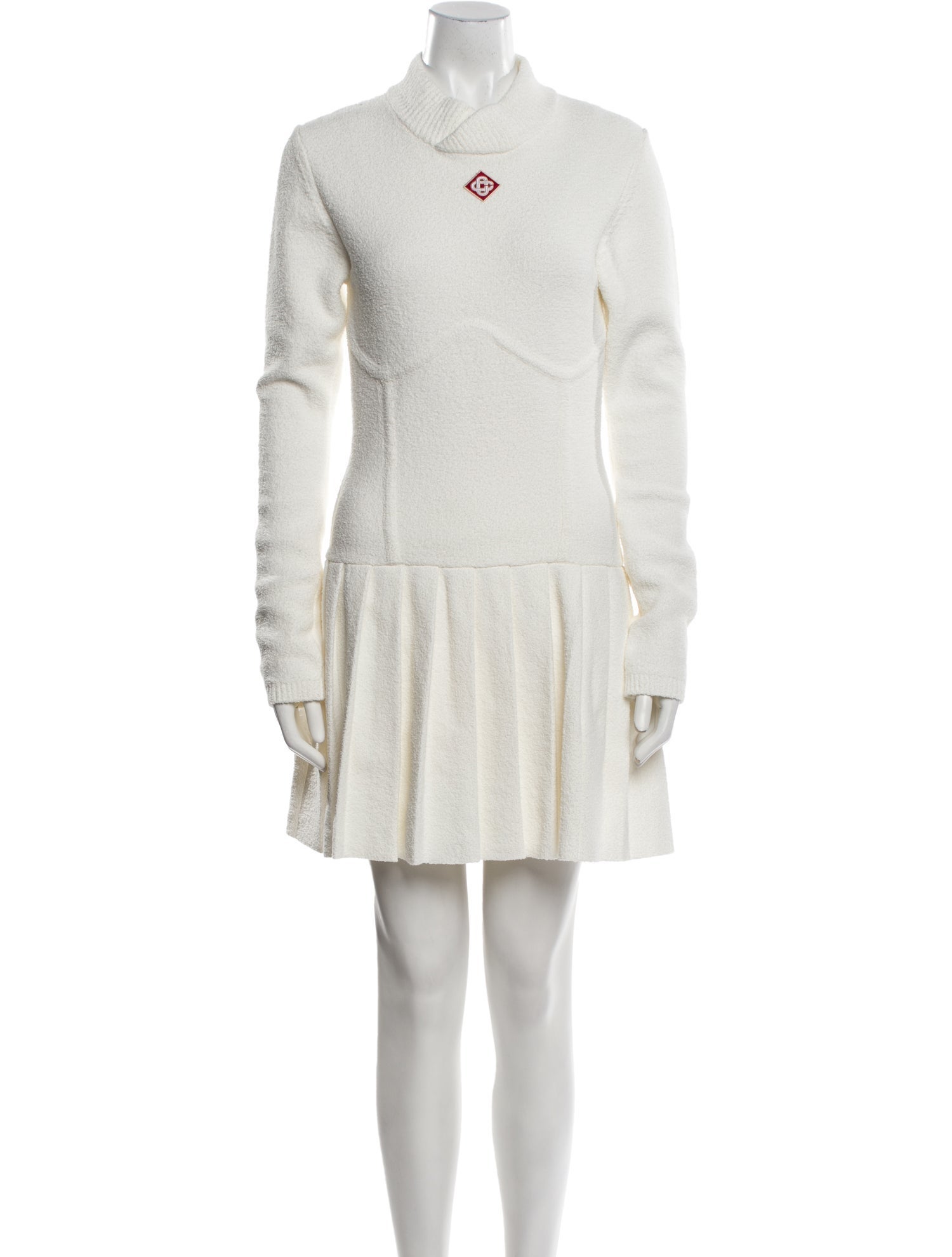 Casablanca Mock Neck Mini Dress w/ Tags