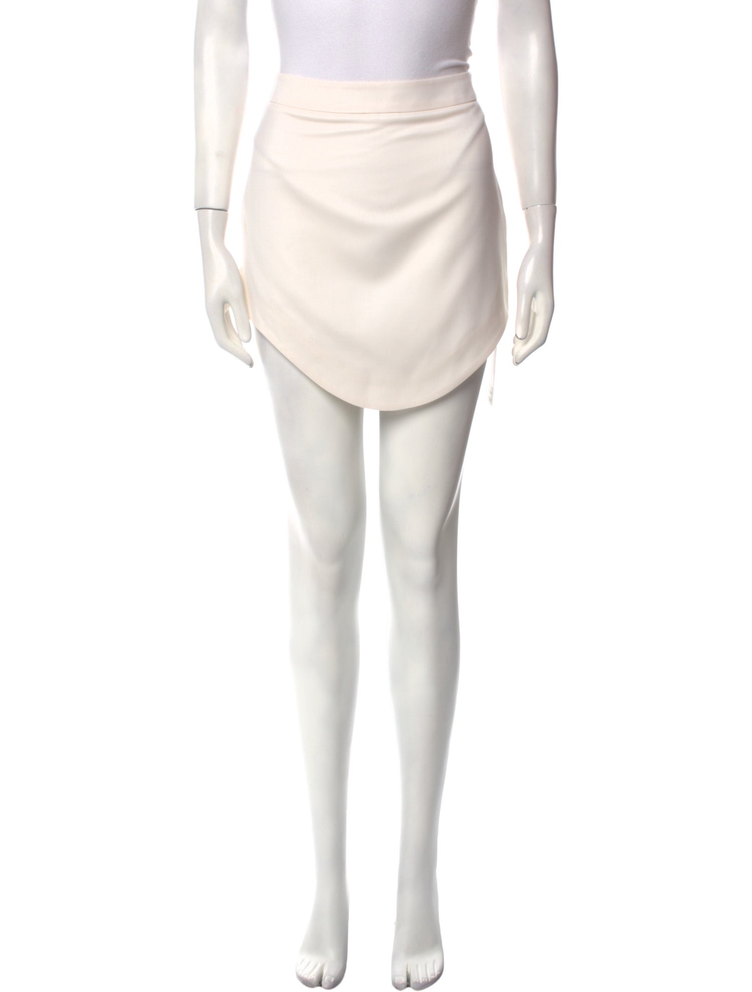 Casablanca Virgin Wool Mini Skirt