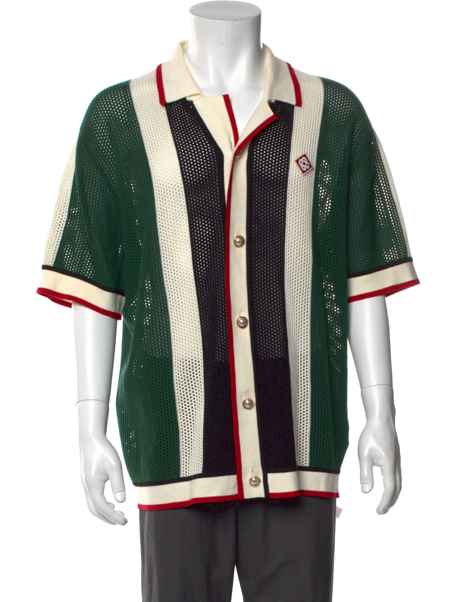 Casablanca 2024 Crochet Polo Shirt