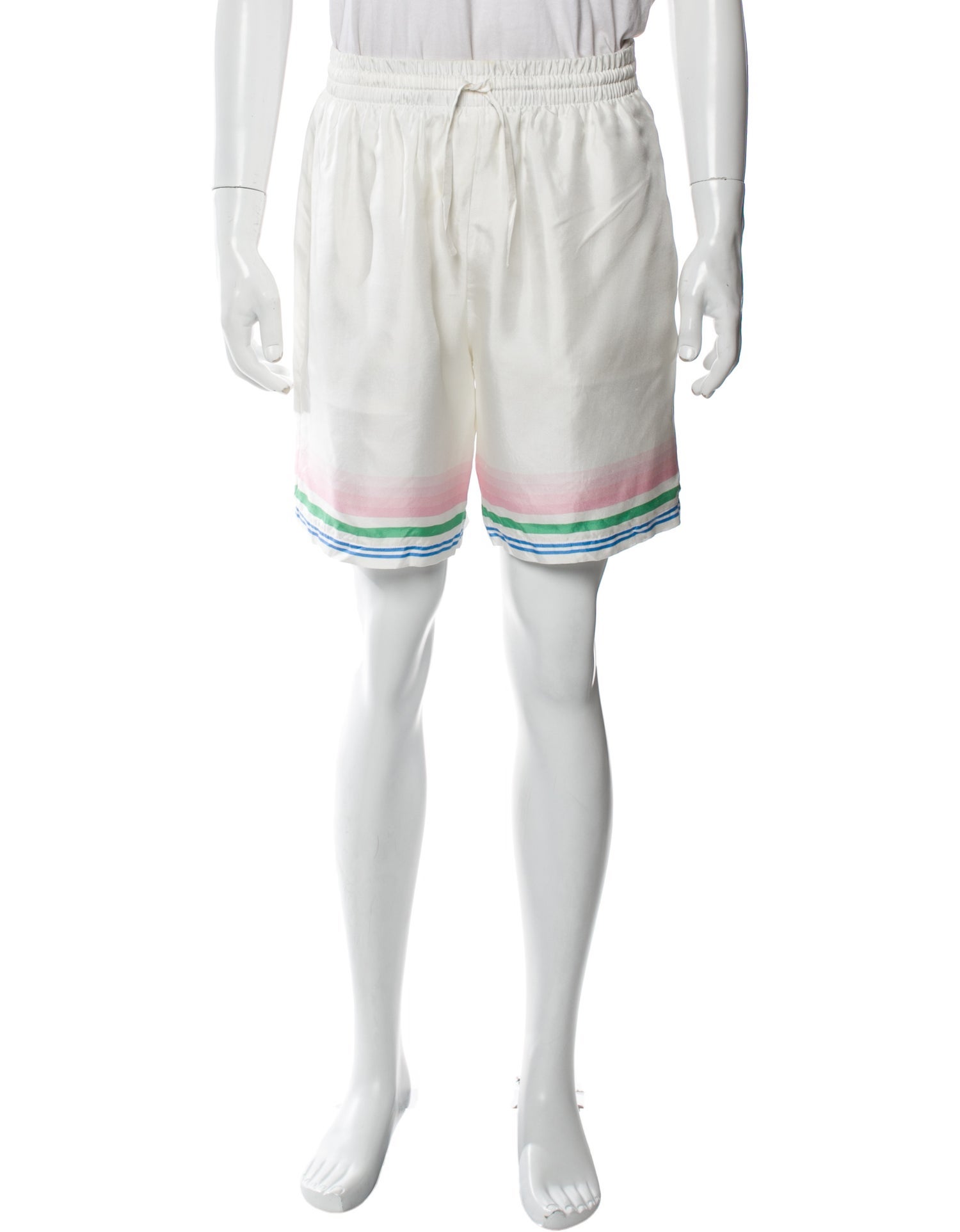 Casablanca Silk Jogger Shorts