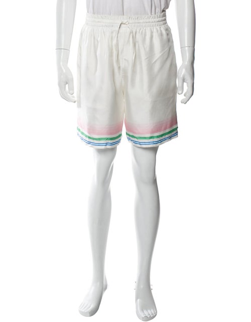 Casablanca Silk Jogger Shorts