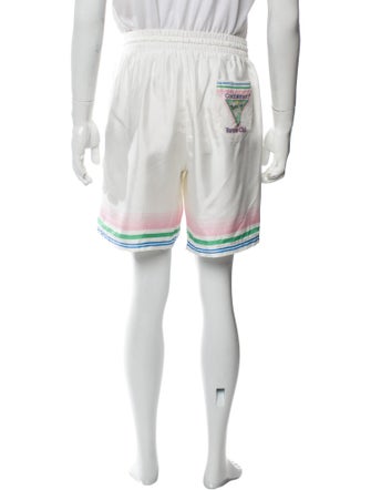 Casablanca Silk Jogger Shorts