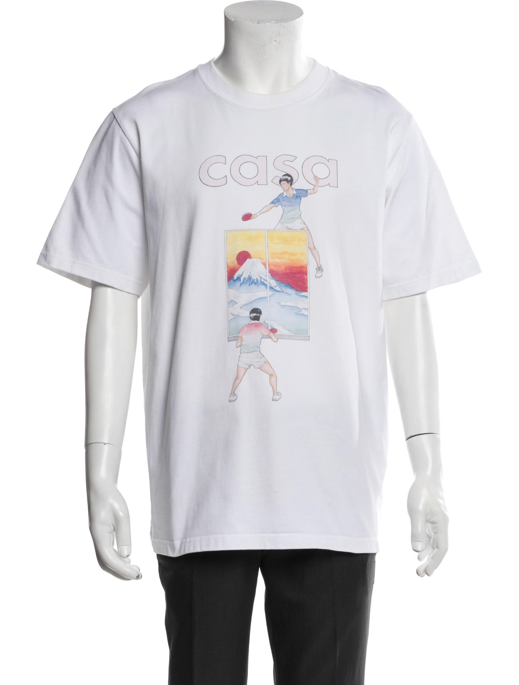 Casablanca Fuji Table Graphic Print T-Shirt