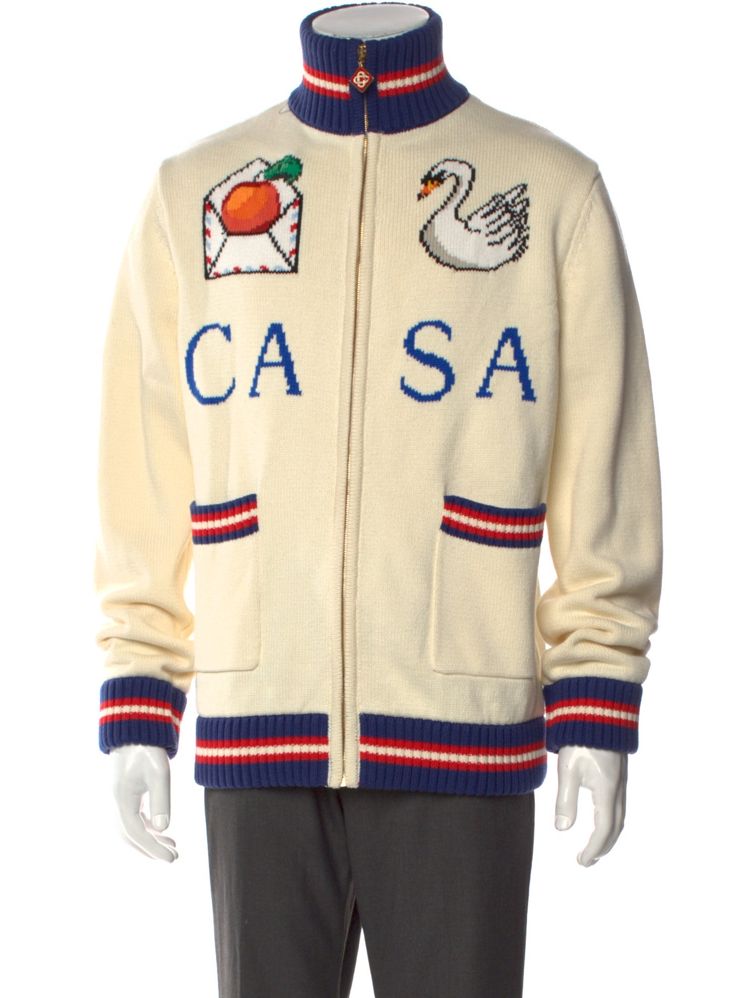 Casablanca 2022 Graphic Print Cardigan