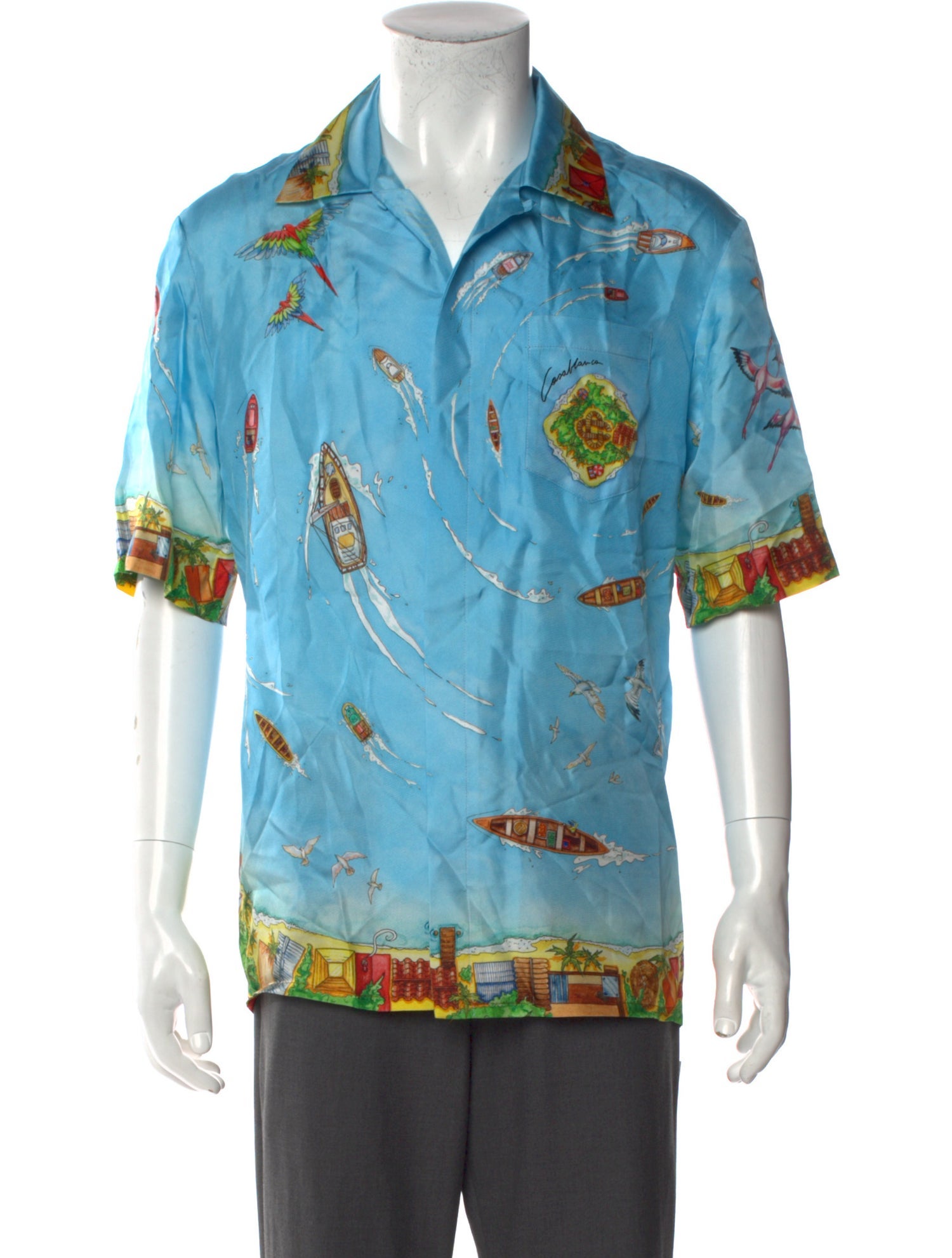 Casablanca 2024 Silk Shirt w/ Tags