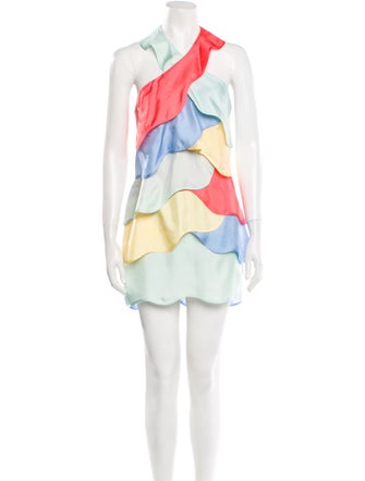 Casablanca Silk Mini Dress