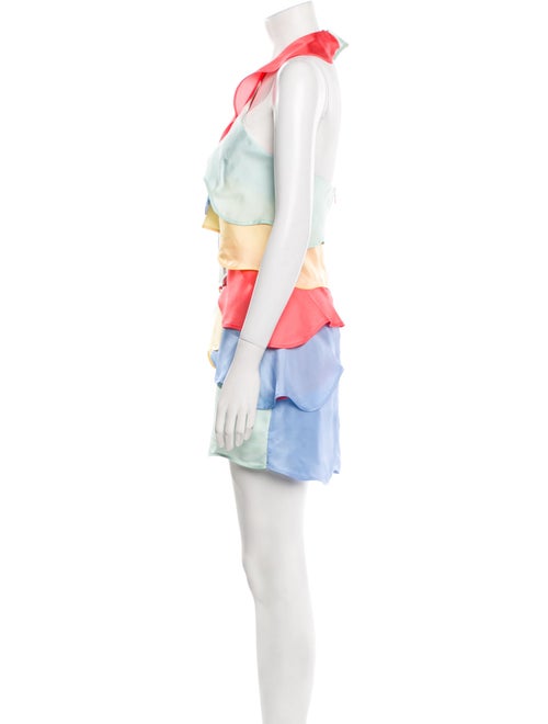 Casablanca Silk Mini Dress