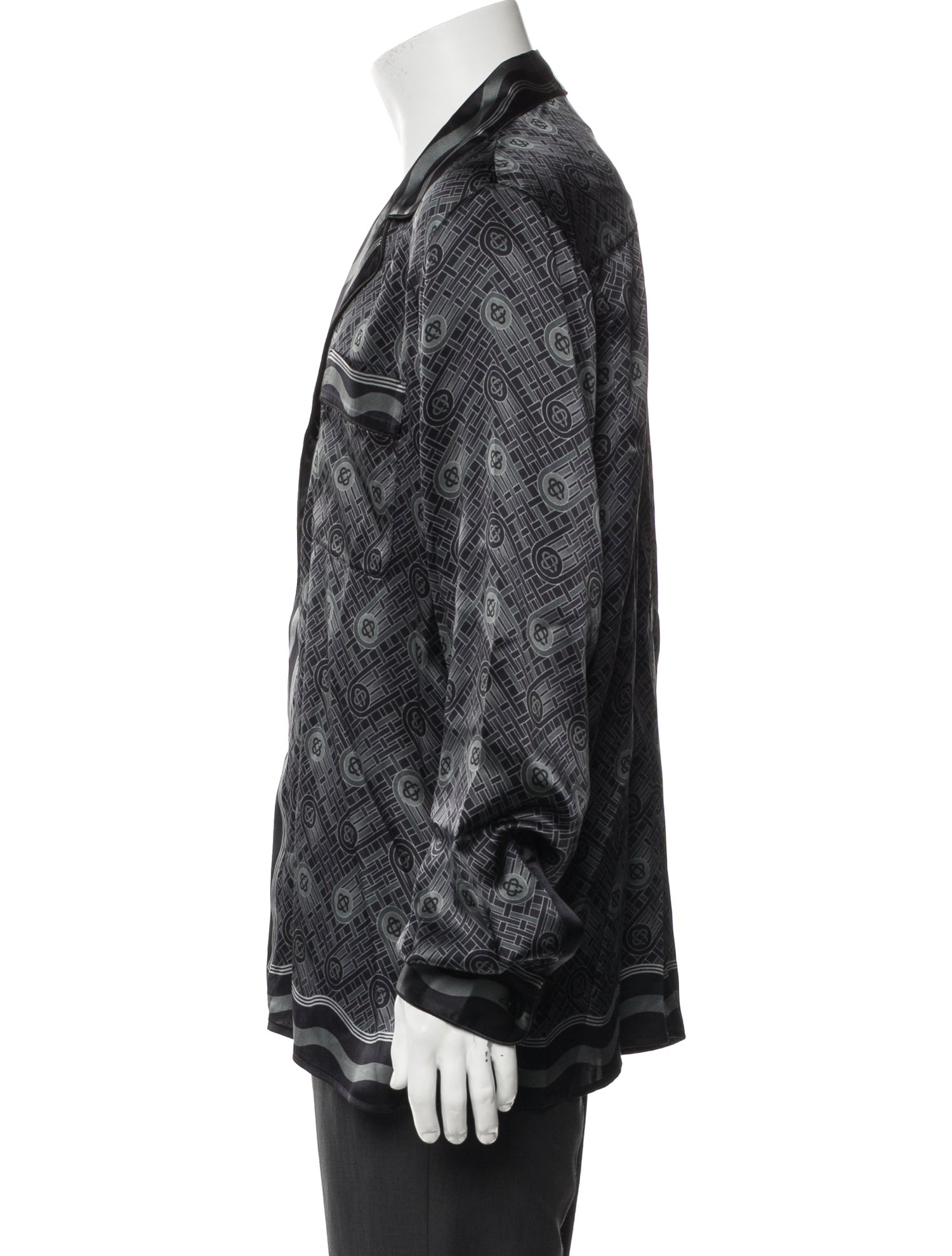 Casablanca Silk Printed Robe