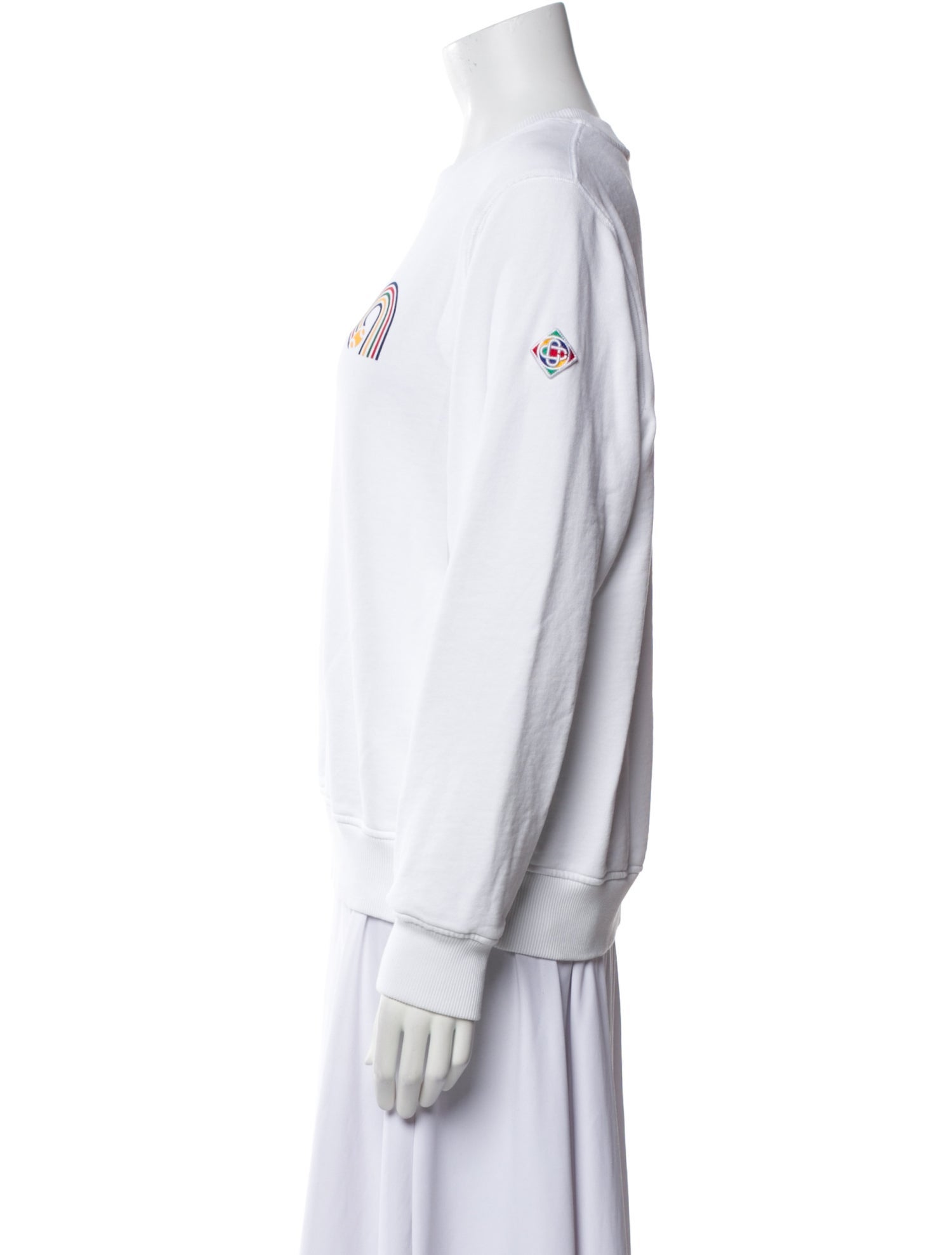 Casablanca Graphic Print Crew Neck Sweatshirt