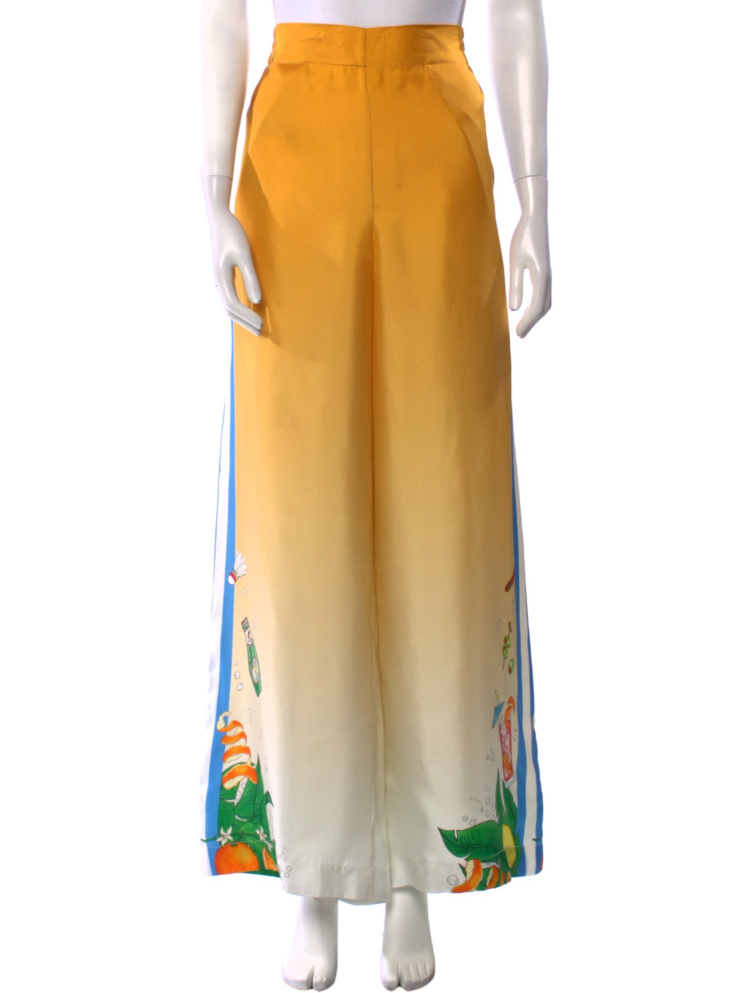 Casablanca Silk Wide Leg Pants w/ Tags
