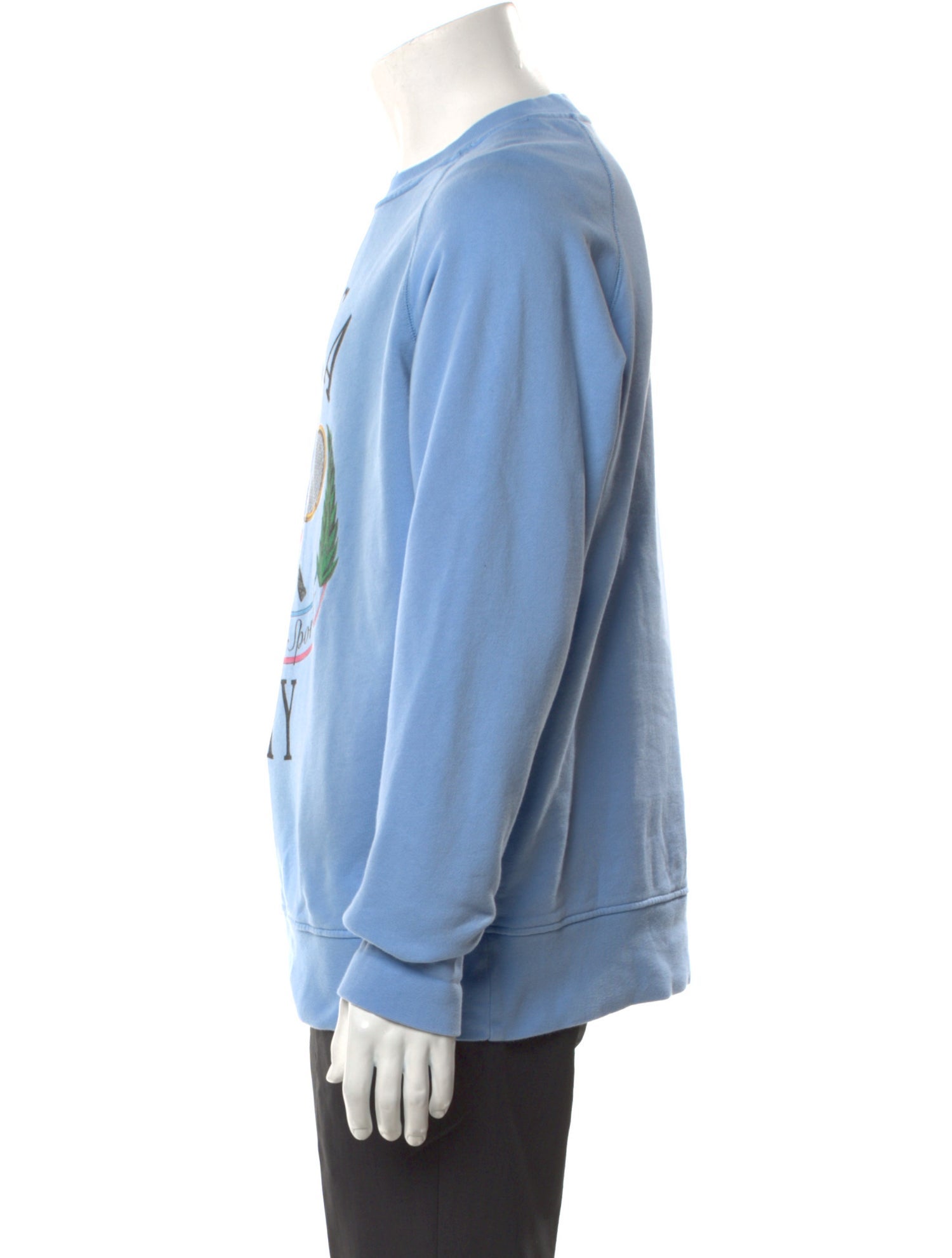 Casablanca Graphic Print Crew Neck Pullover