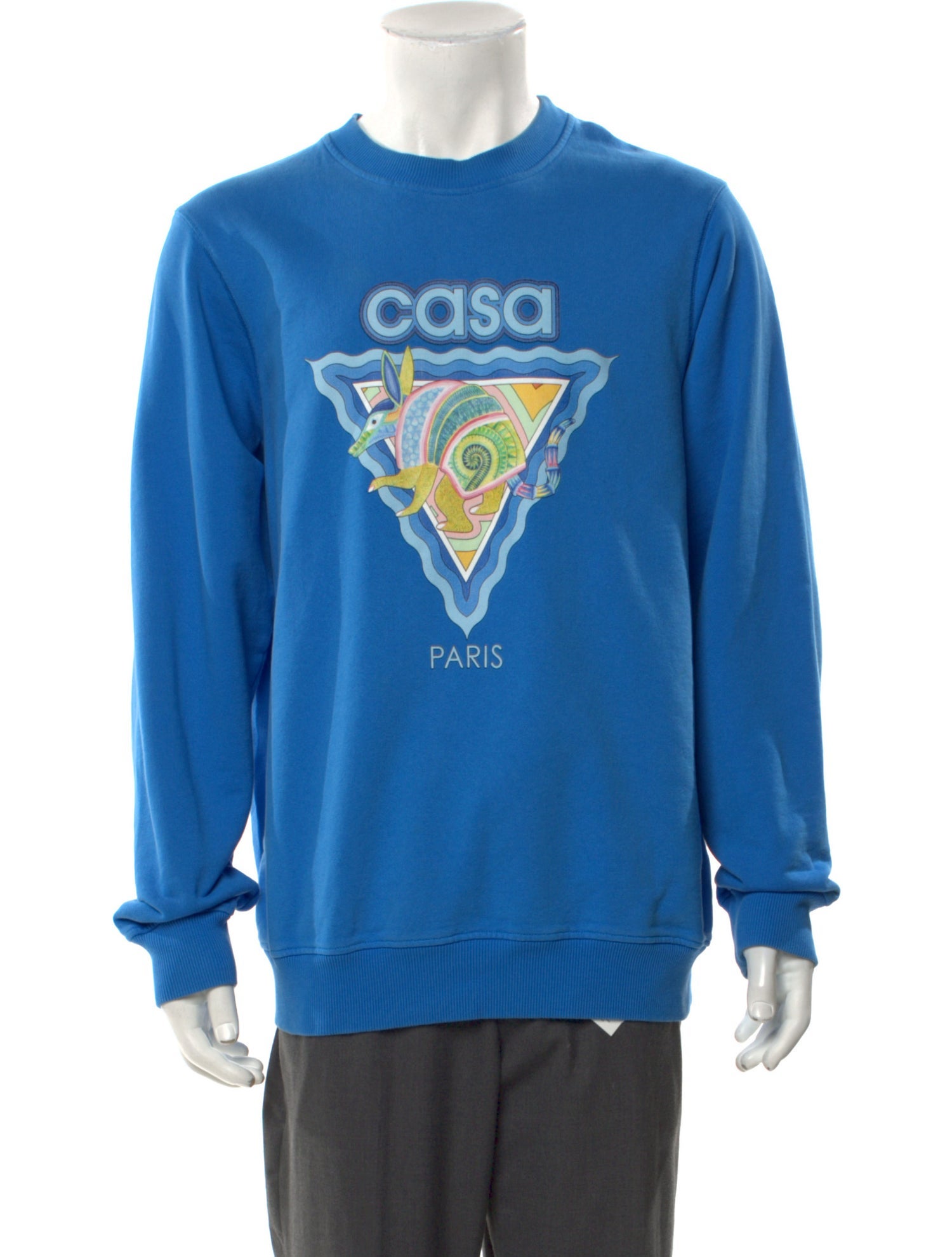 Casablanca Graphic Print Crew Neck Sweatshirt