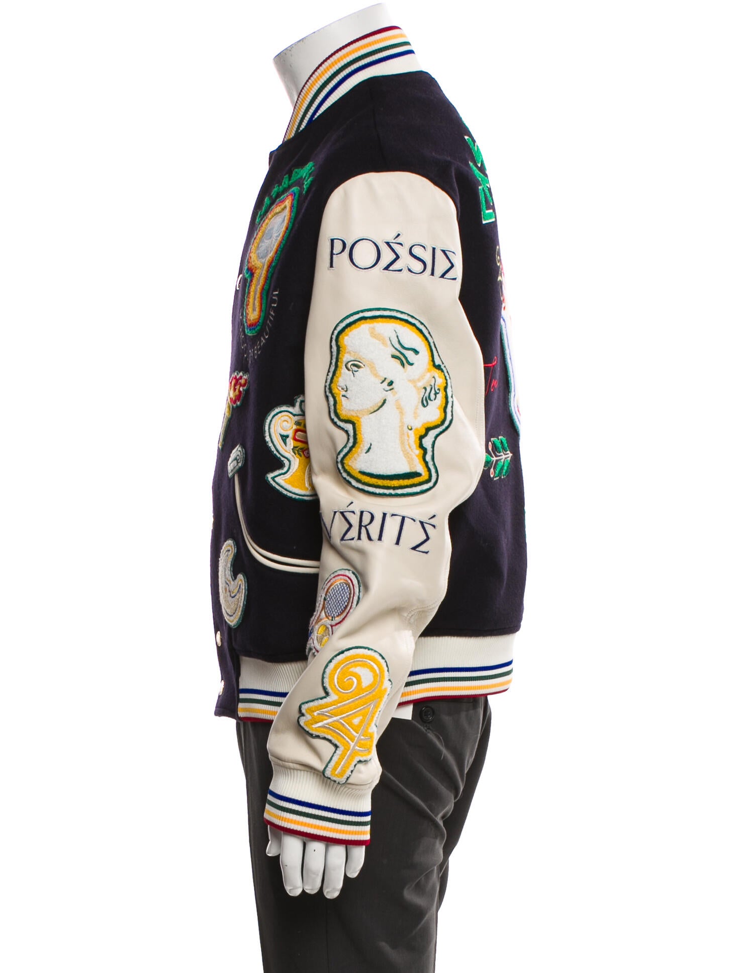 Casablanca 2024 Virgin Wool Varsity Jacket