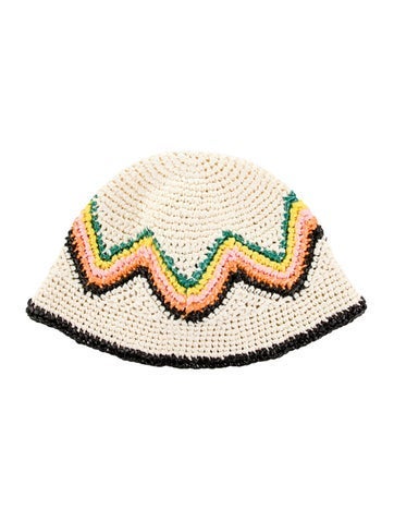 Casablanca Hats Raffia Crochet Hat