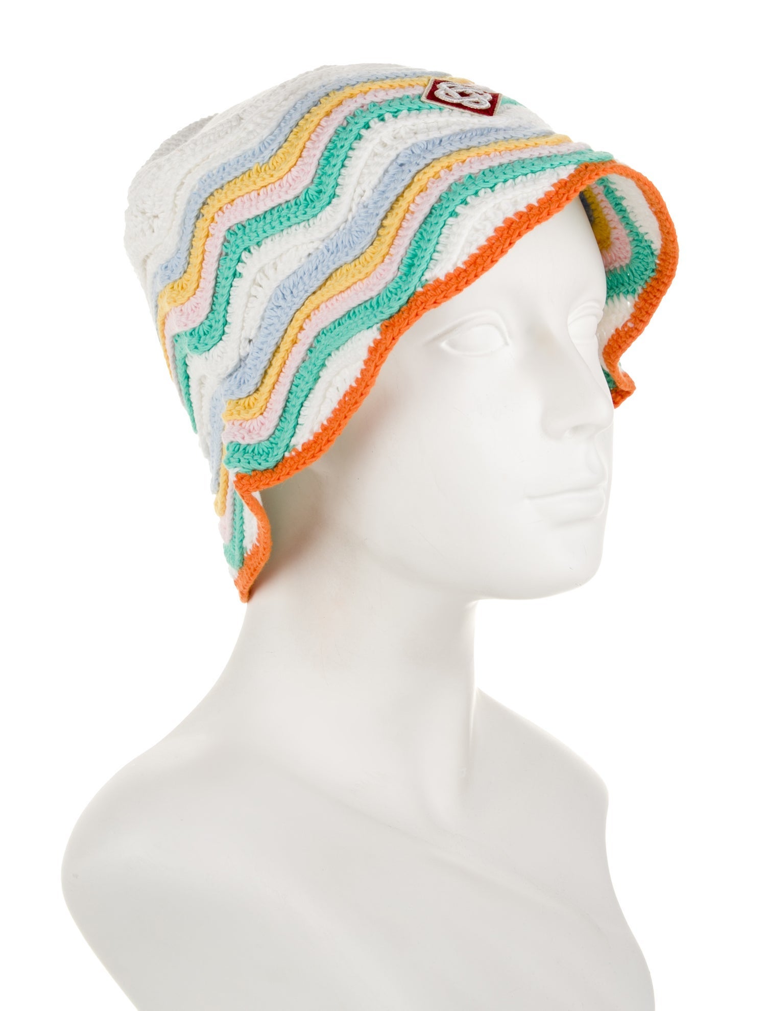 Casablanca Ex-Pat Wave Knit Crochet Hat