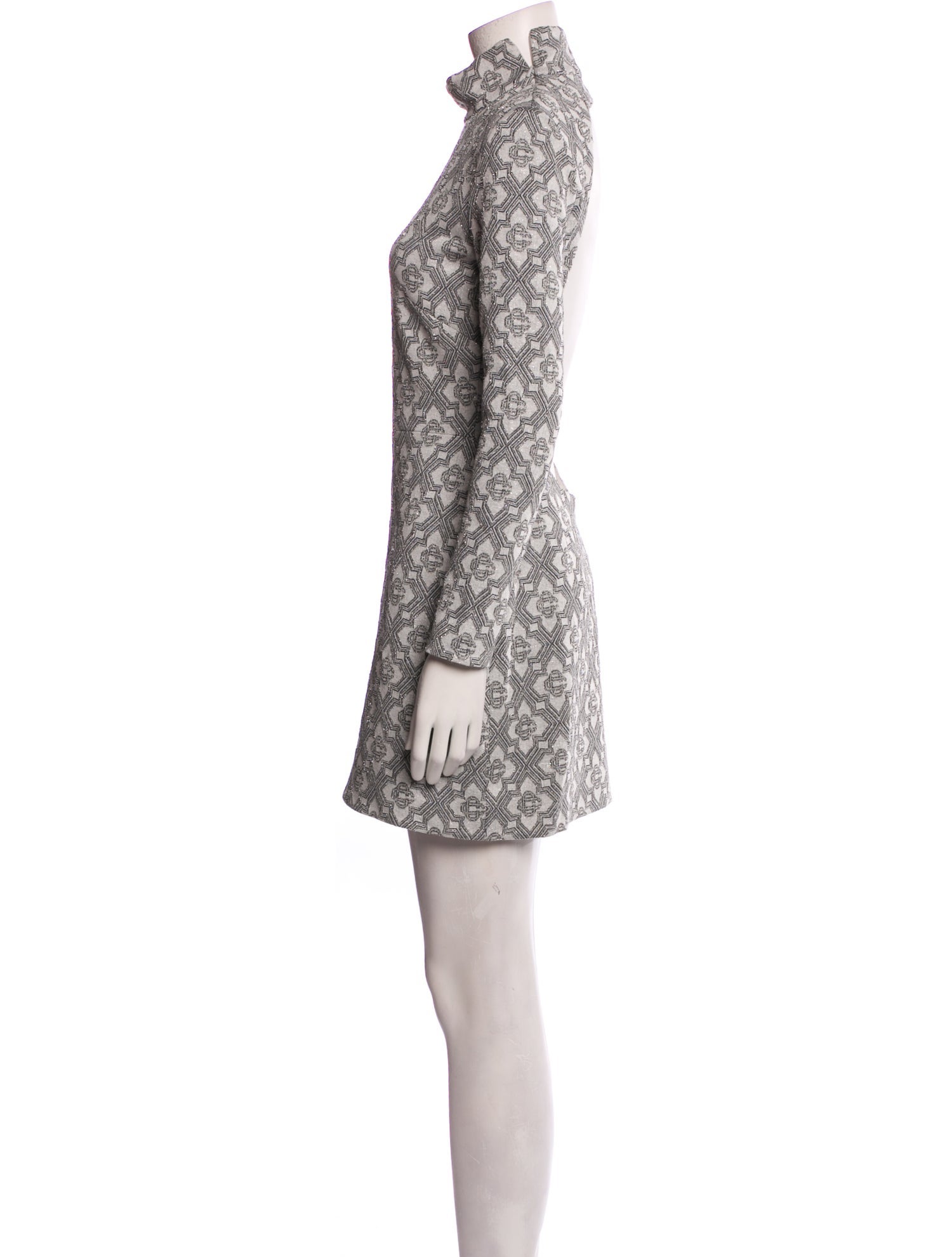 Casablanca Printed Mini Dress